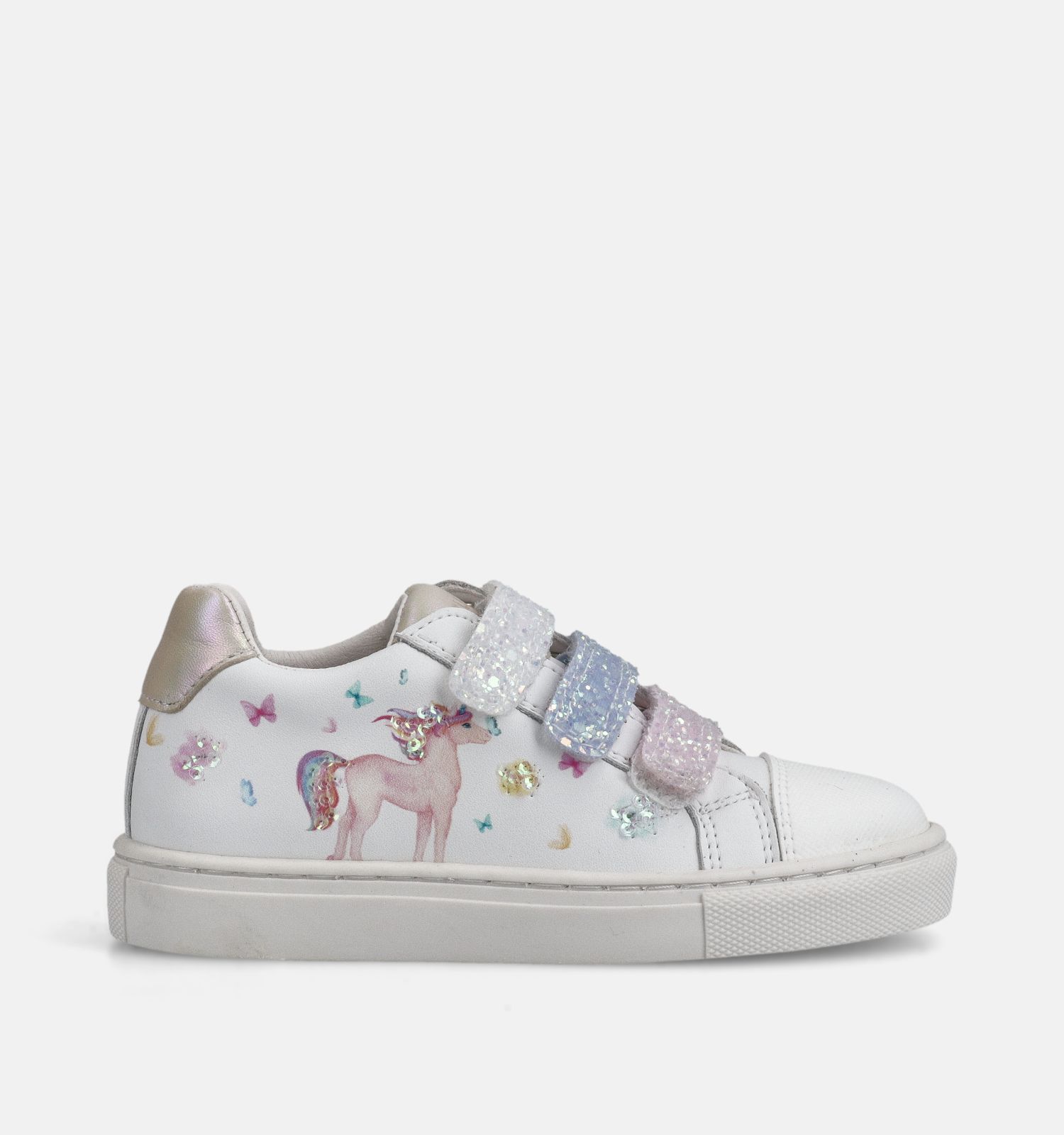 Little David Suki Witte Lage Sneakers