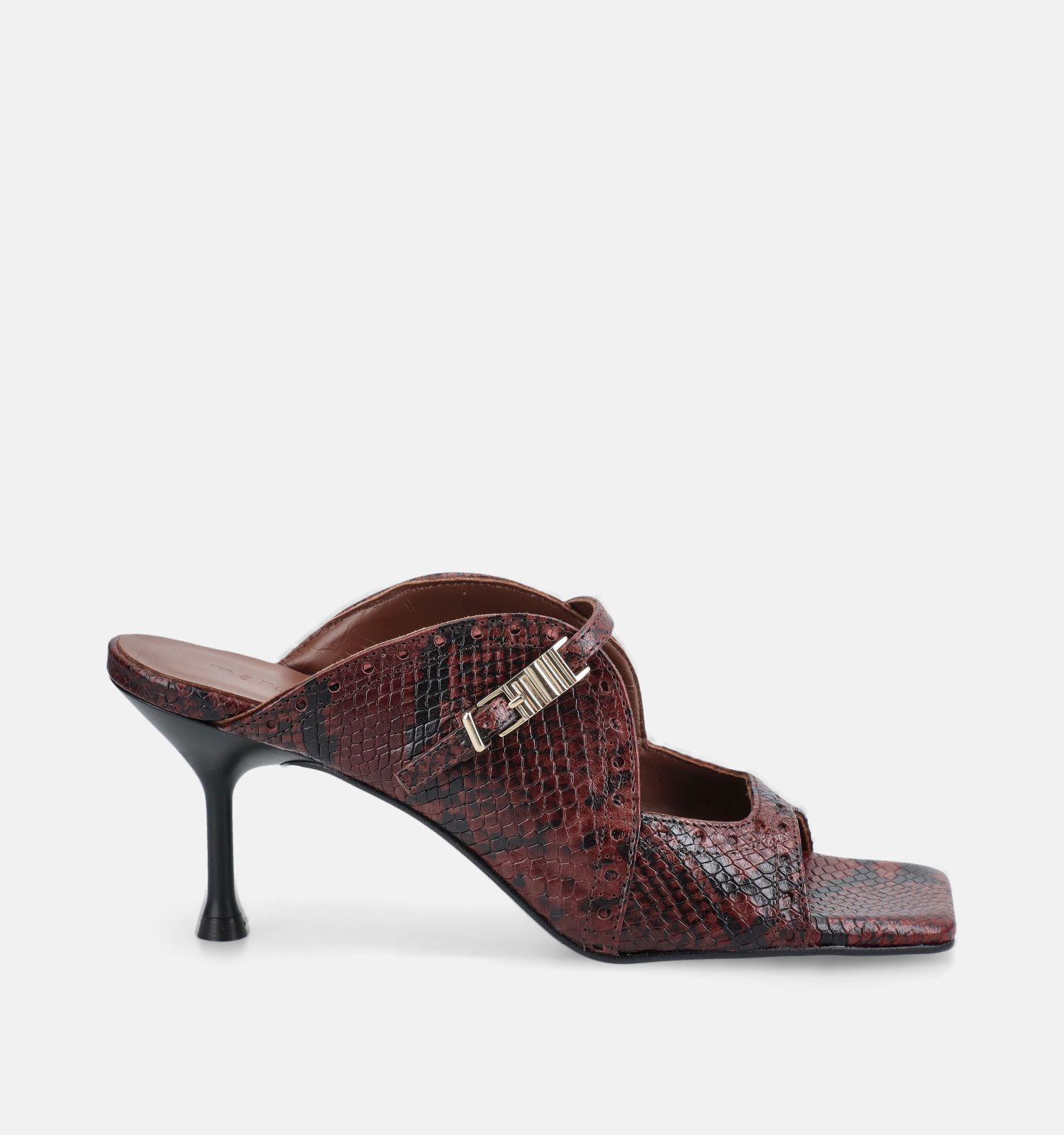 March23 Raven Nu-pieds en Brun foncé