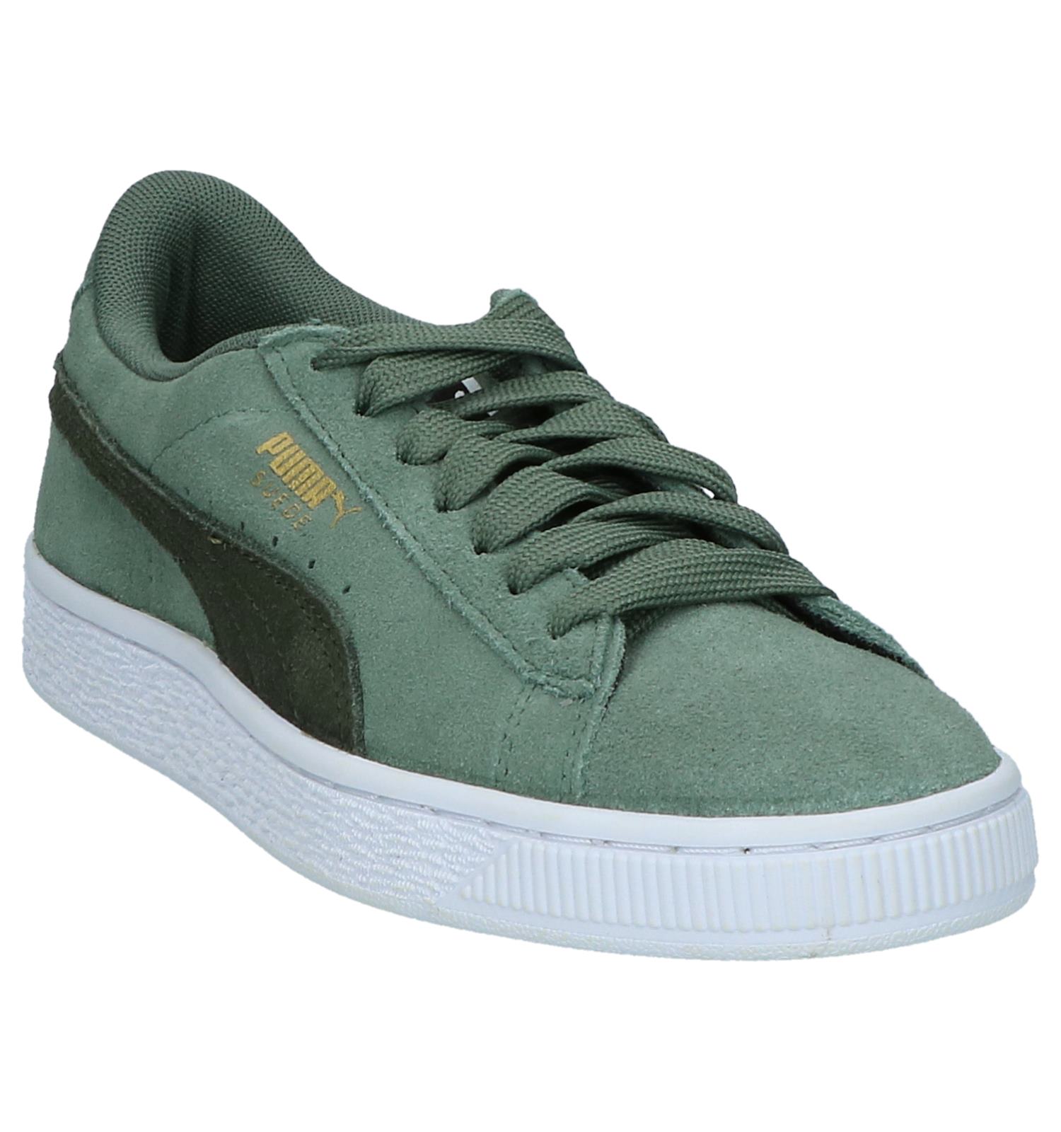 puma suede verte menthe