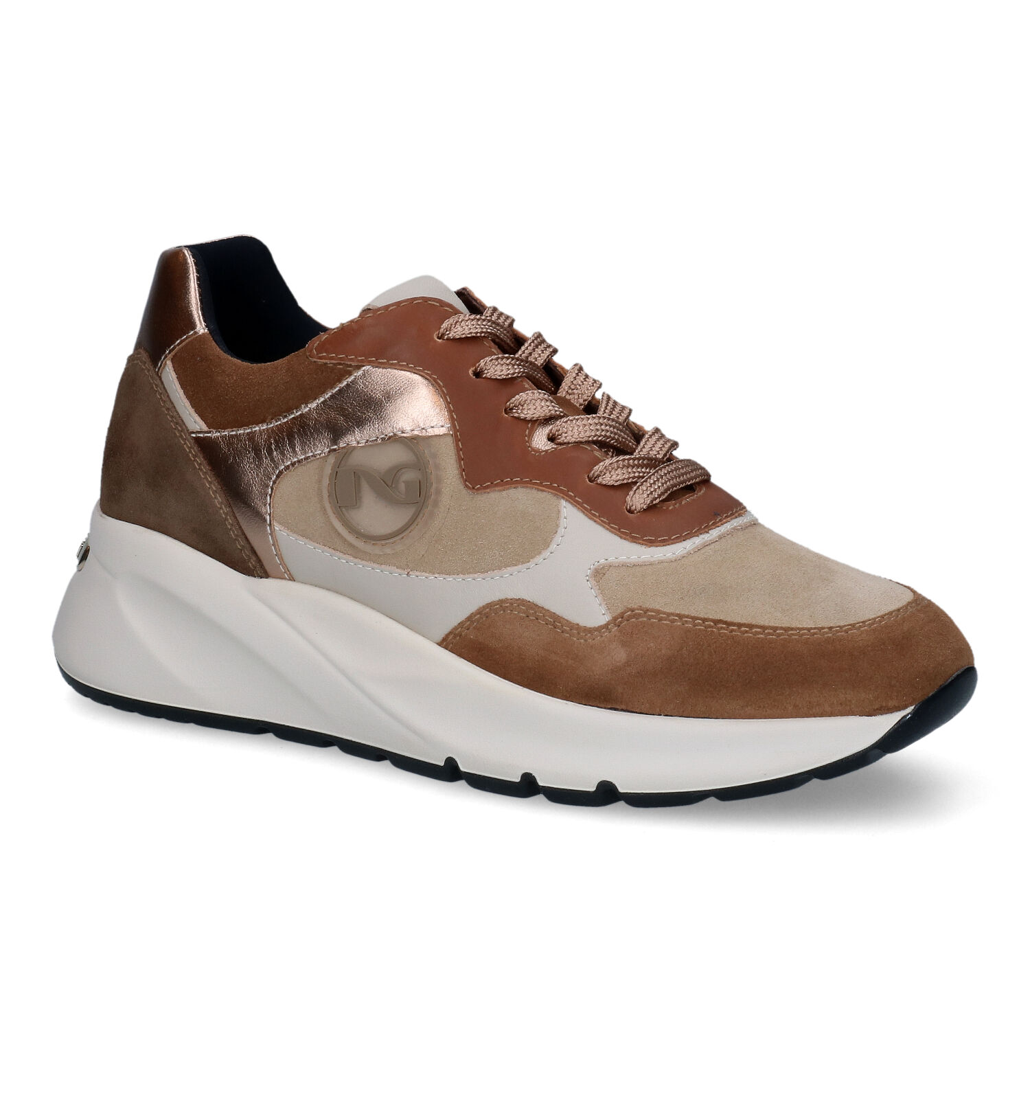 Roman Doe een poging Vernederen NeroGiardini Cognac Sneakers | Dames Sneakers