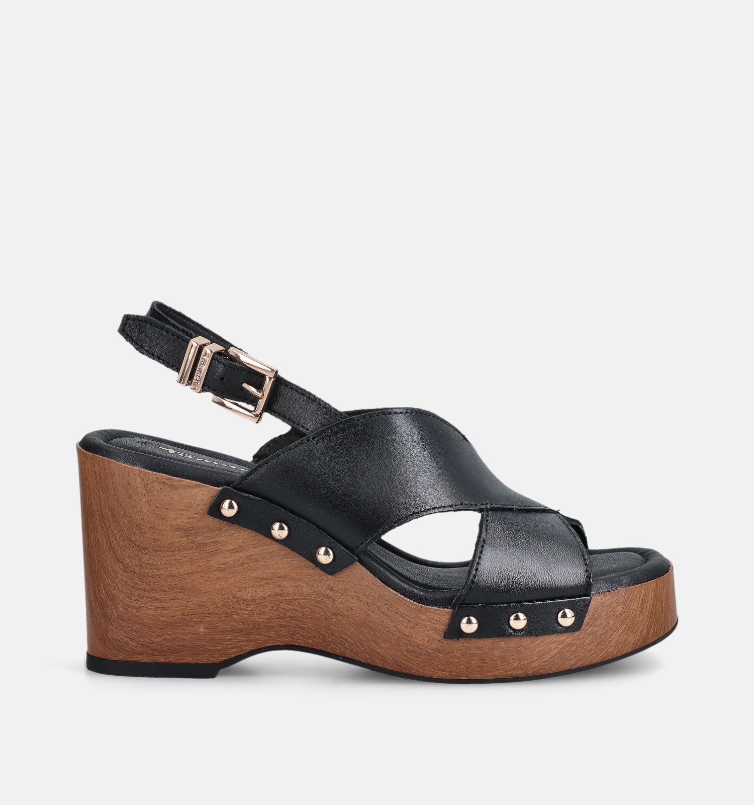 Tamaris ANTISlide Zwarte Sandalen met Hoge Hak