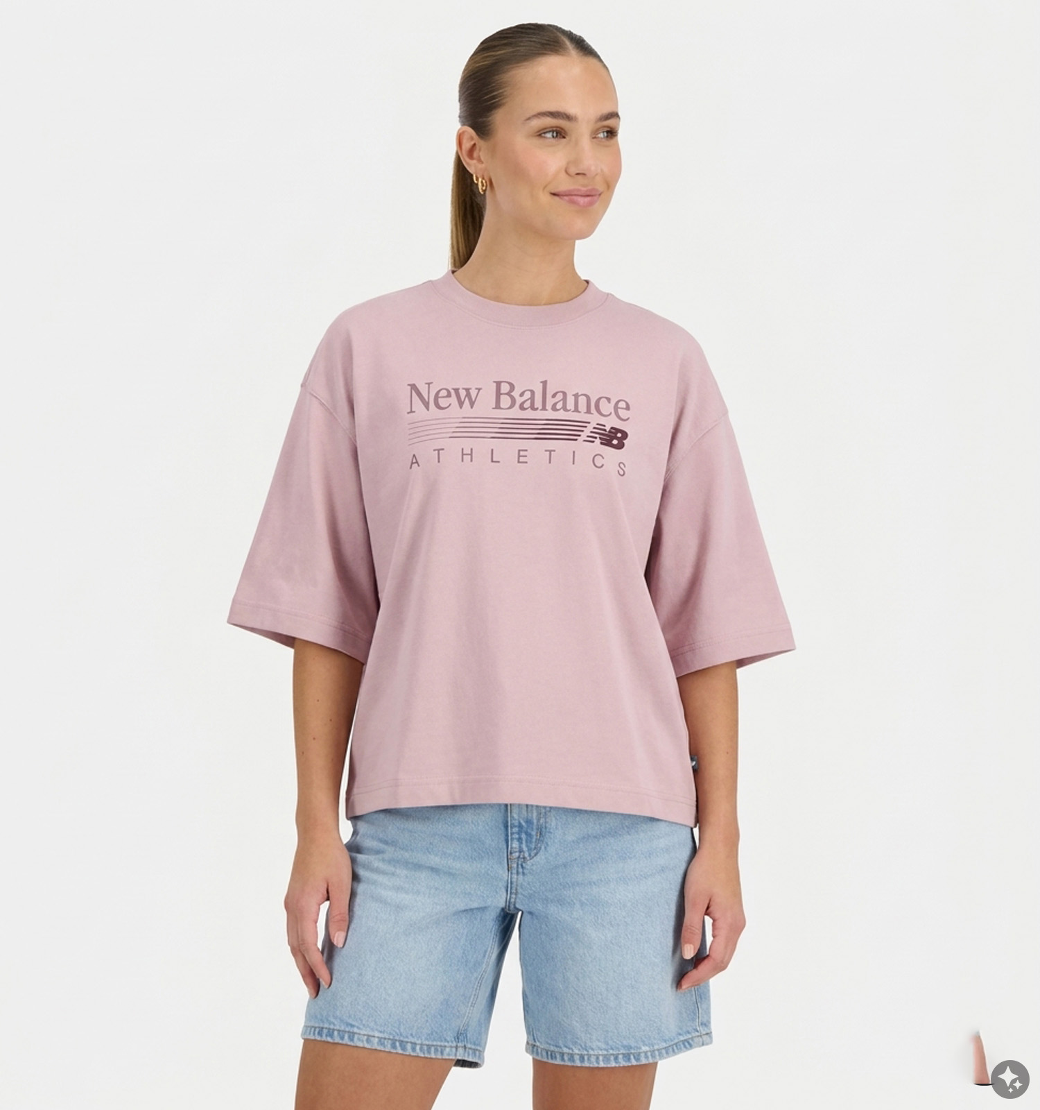 New Balance T-shirt en Rose