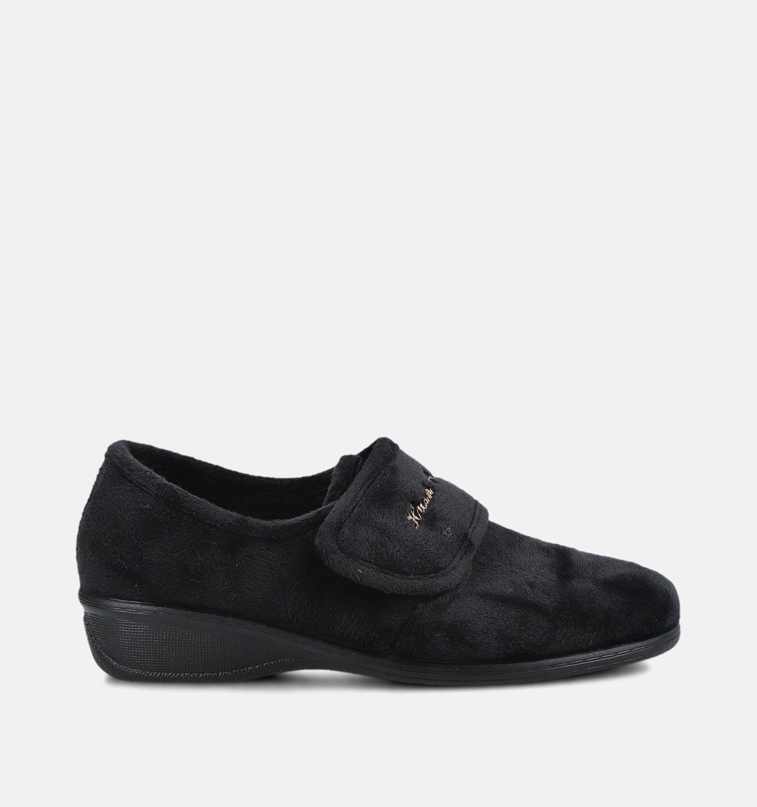 Hush Puppies Doryo Zwarte Gesloten Pantoffels