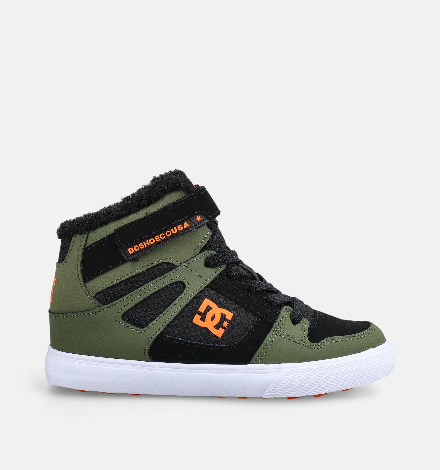 DC Shoes Pure High Top Groene/Zwarte Hoge Sneakers