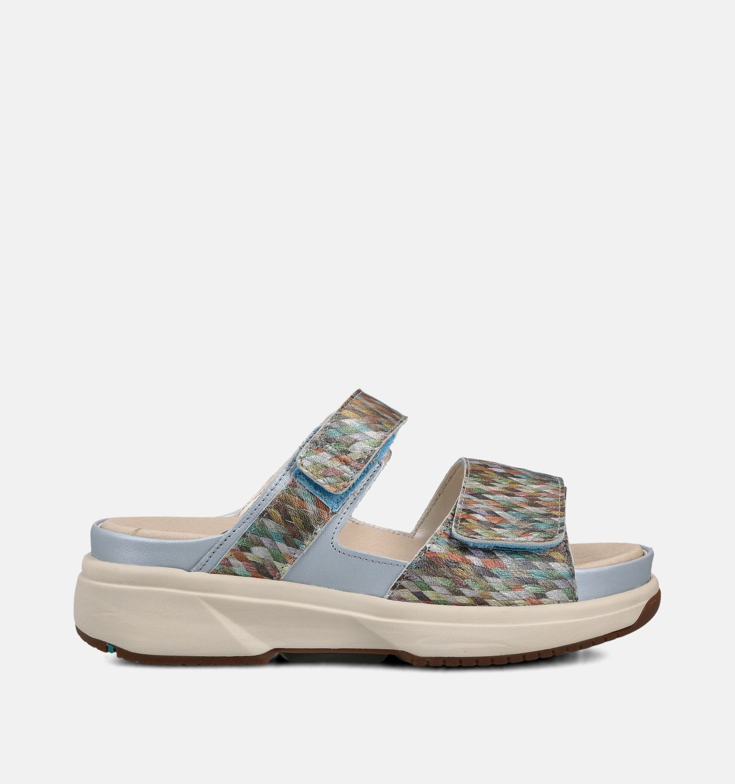 Xsensible Tobago Lichtblauwe/Multi Slippers voor steunzolen