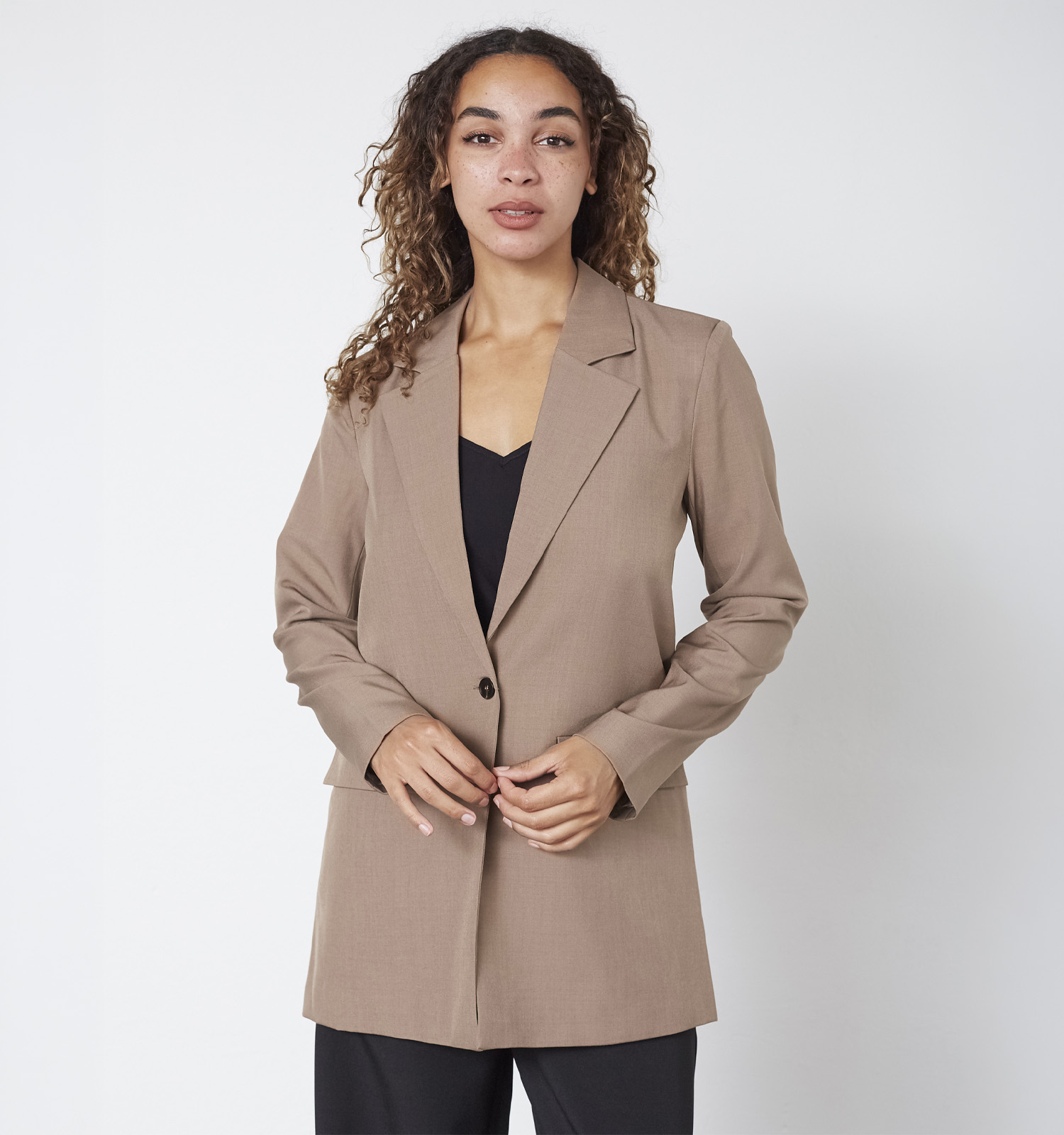 Sisters Point Viksa Donkerbeige Blazer