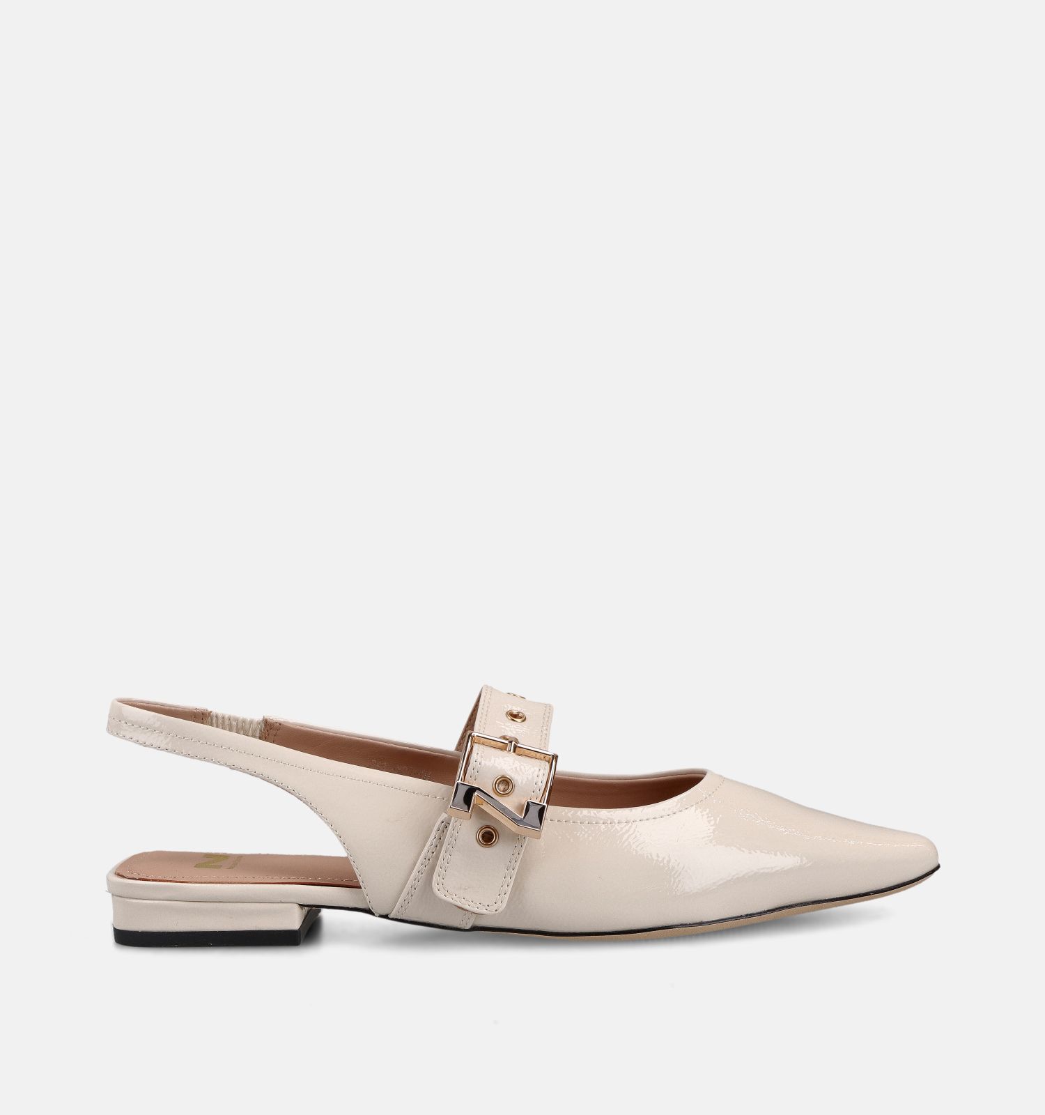 Nathan-Baume Ecru Slingback Ballerina's