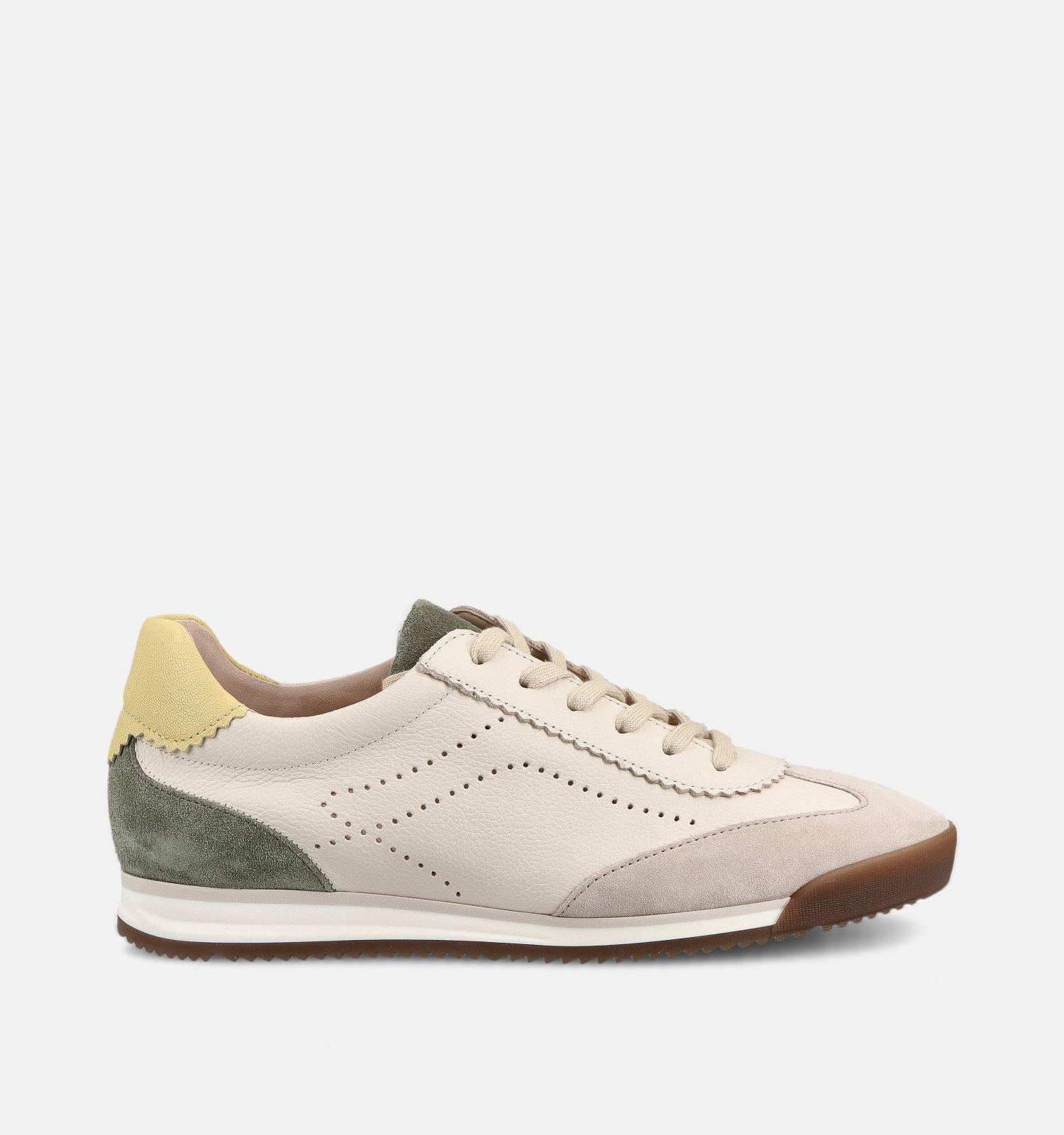 Gabor Ecru Geklede Sneakers