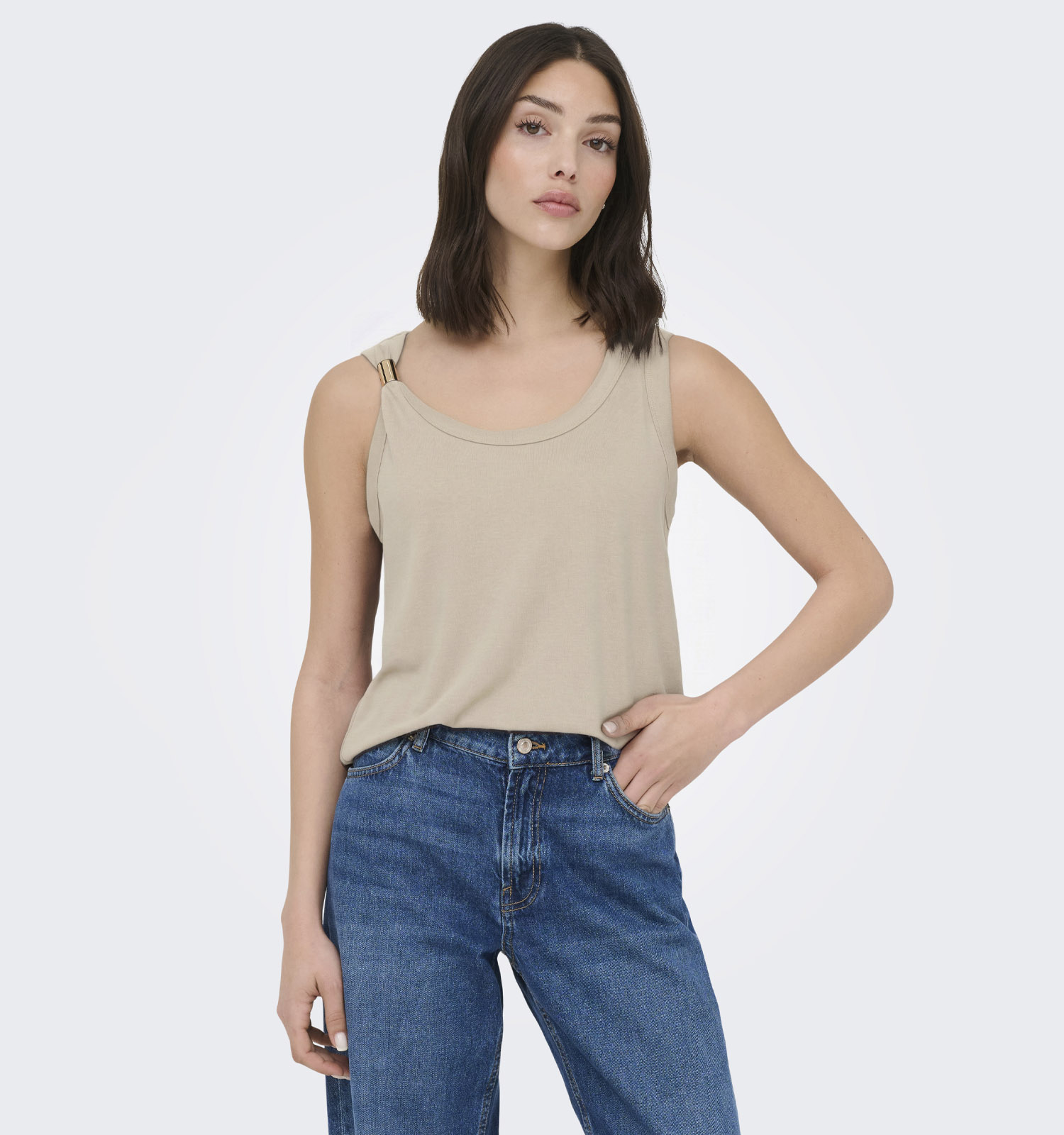 JDY Uffa Beige Top