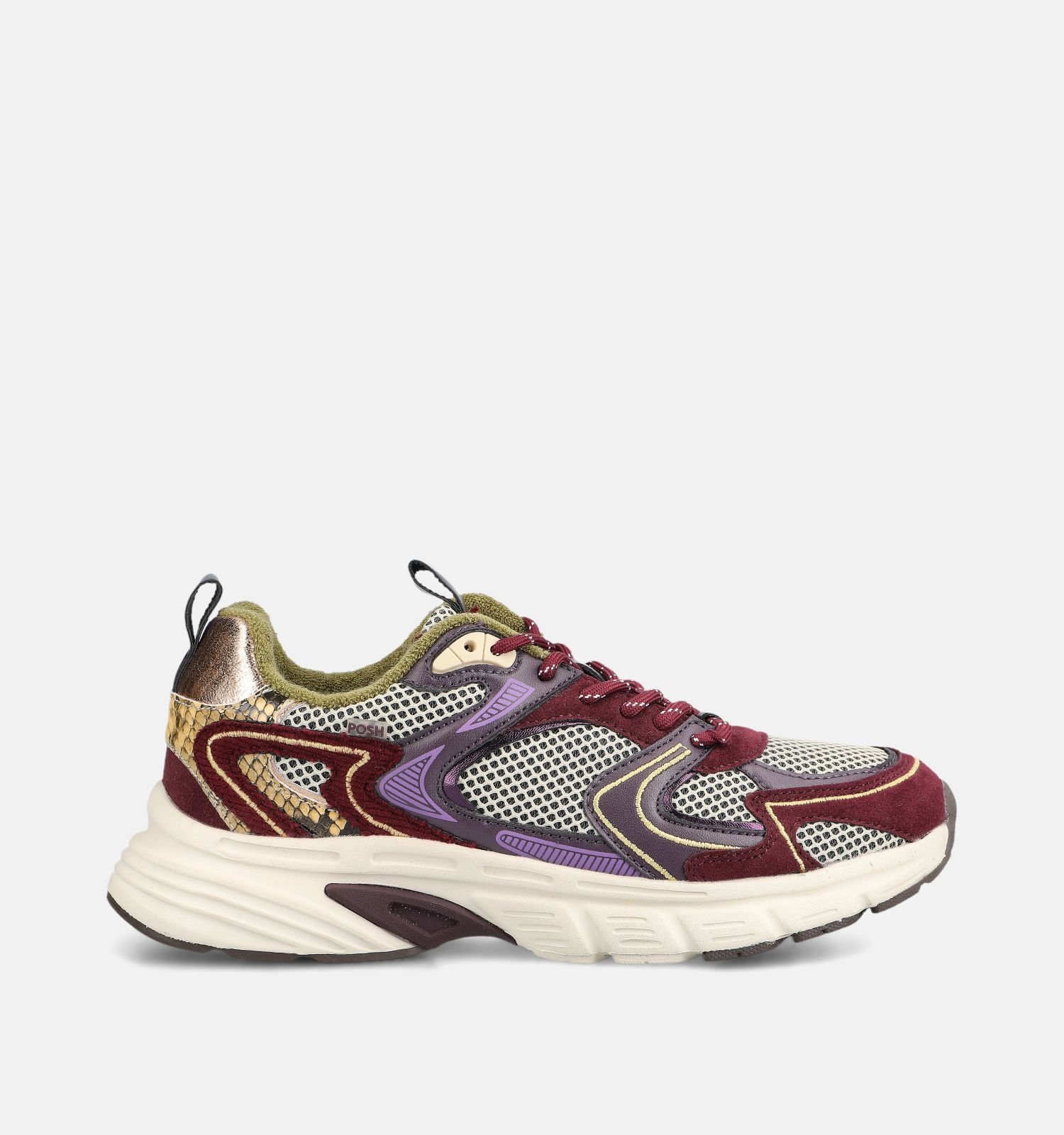 Posh by Poelman Rode/Multi Sneakers