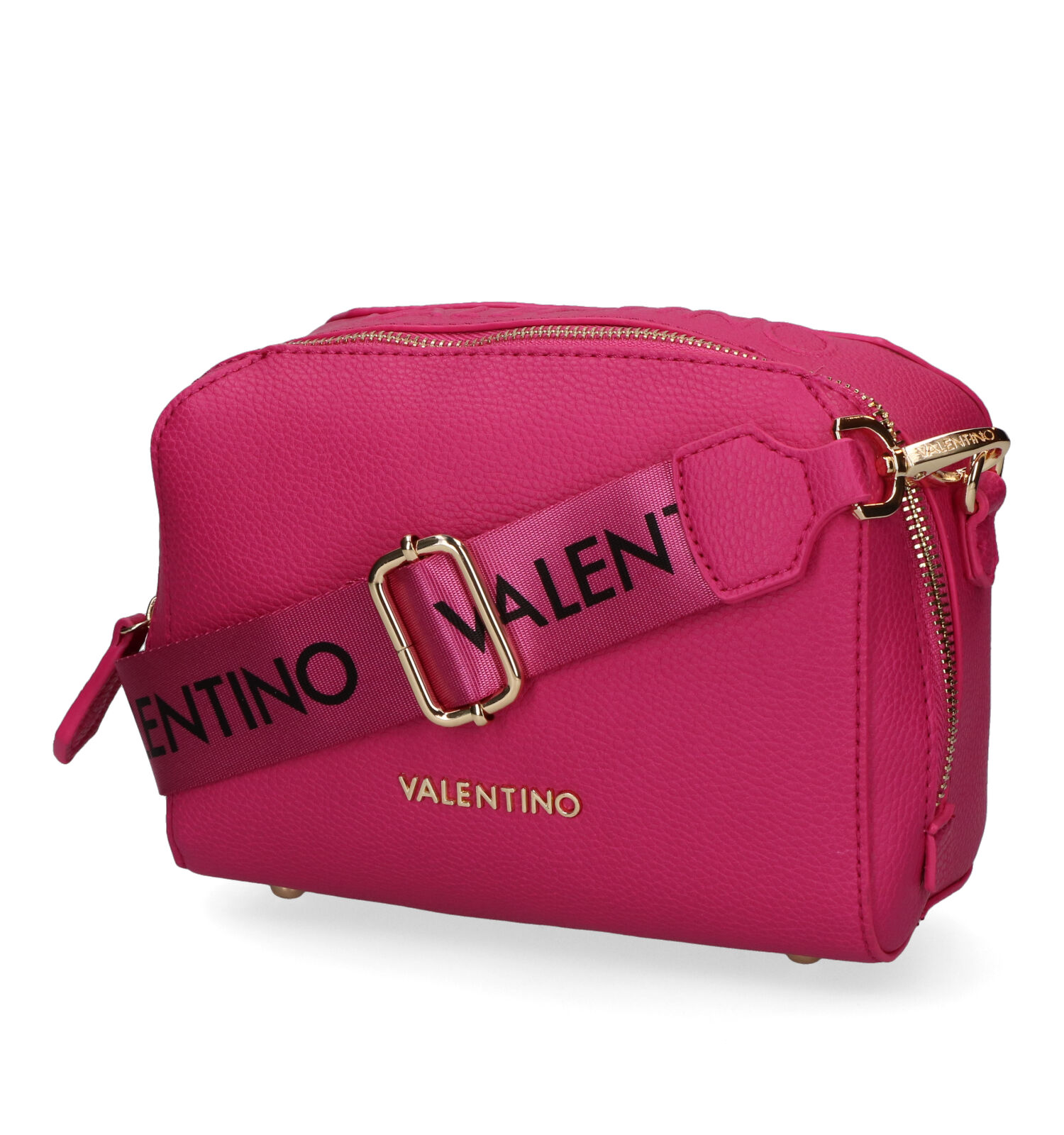 Valentino Handbags Pattie Fuchsia Crossbody Tas in kunstleer (307385)