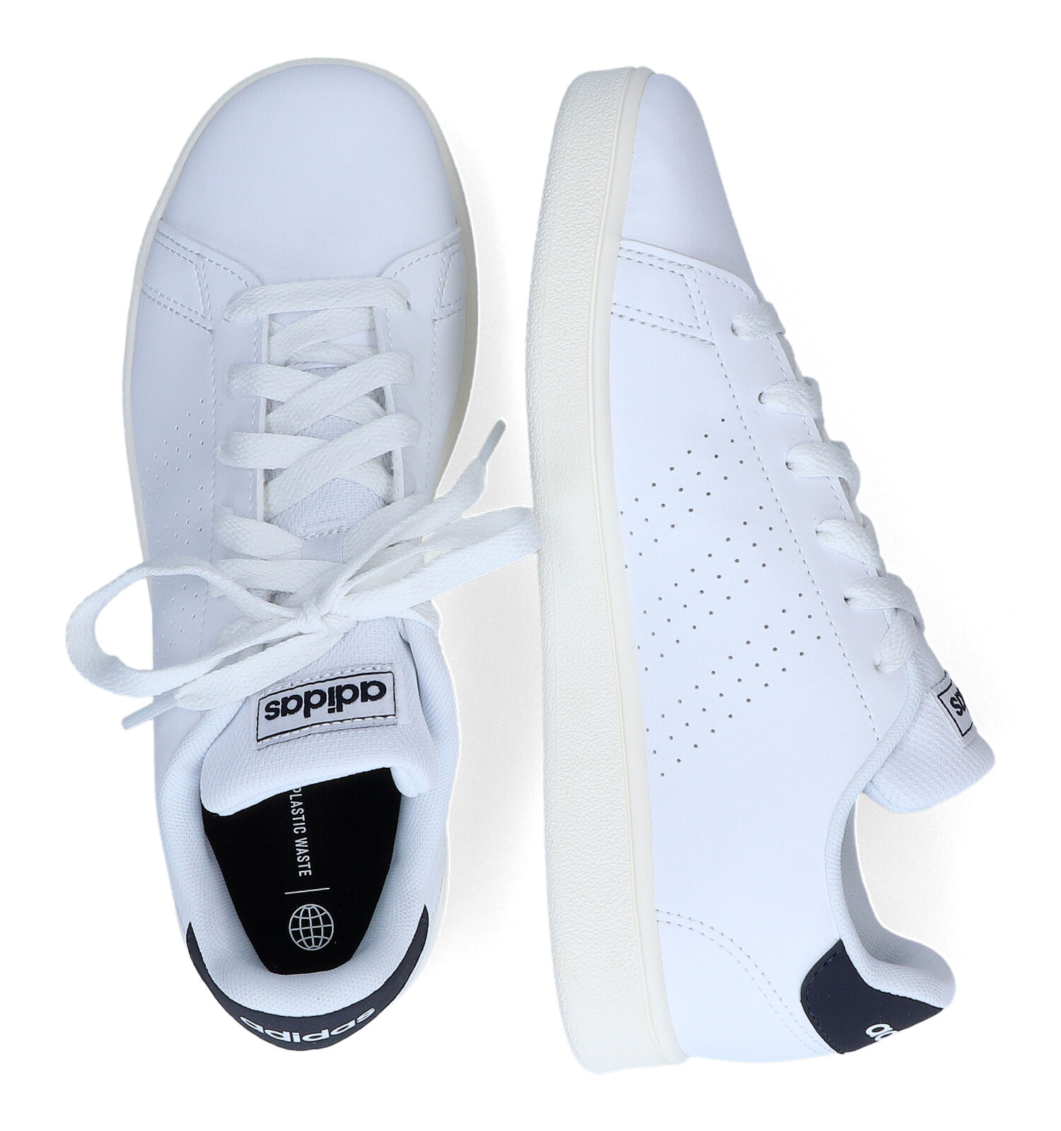adidas Advantage K Witte | Jongens,Meisjes Sneakers
