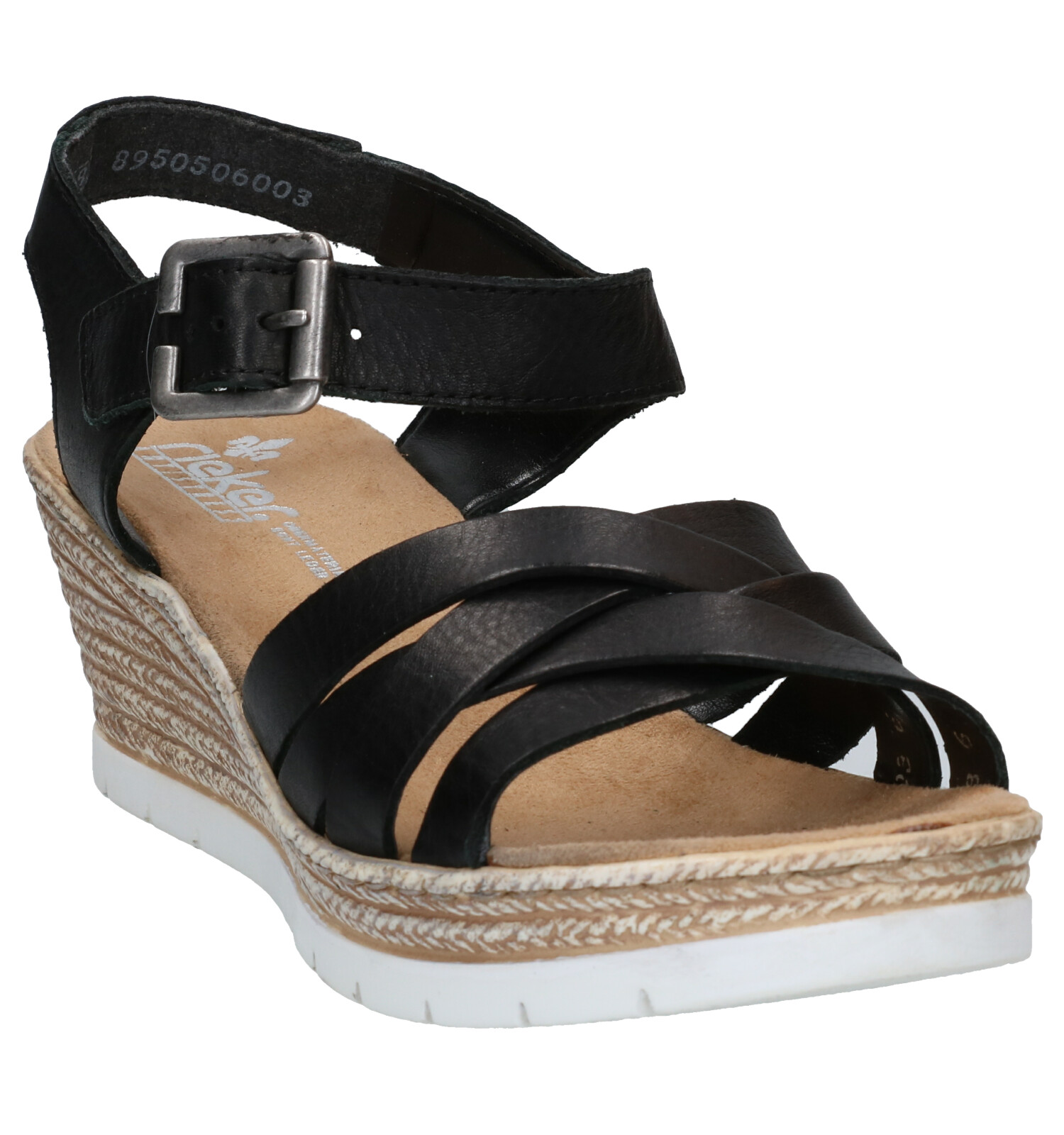Rieker Zwarte Sandalen | TORFS.BE | Gratis verzend en retour