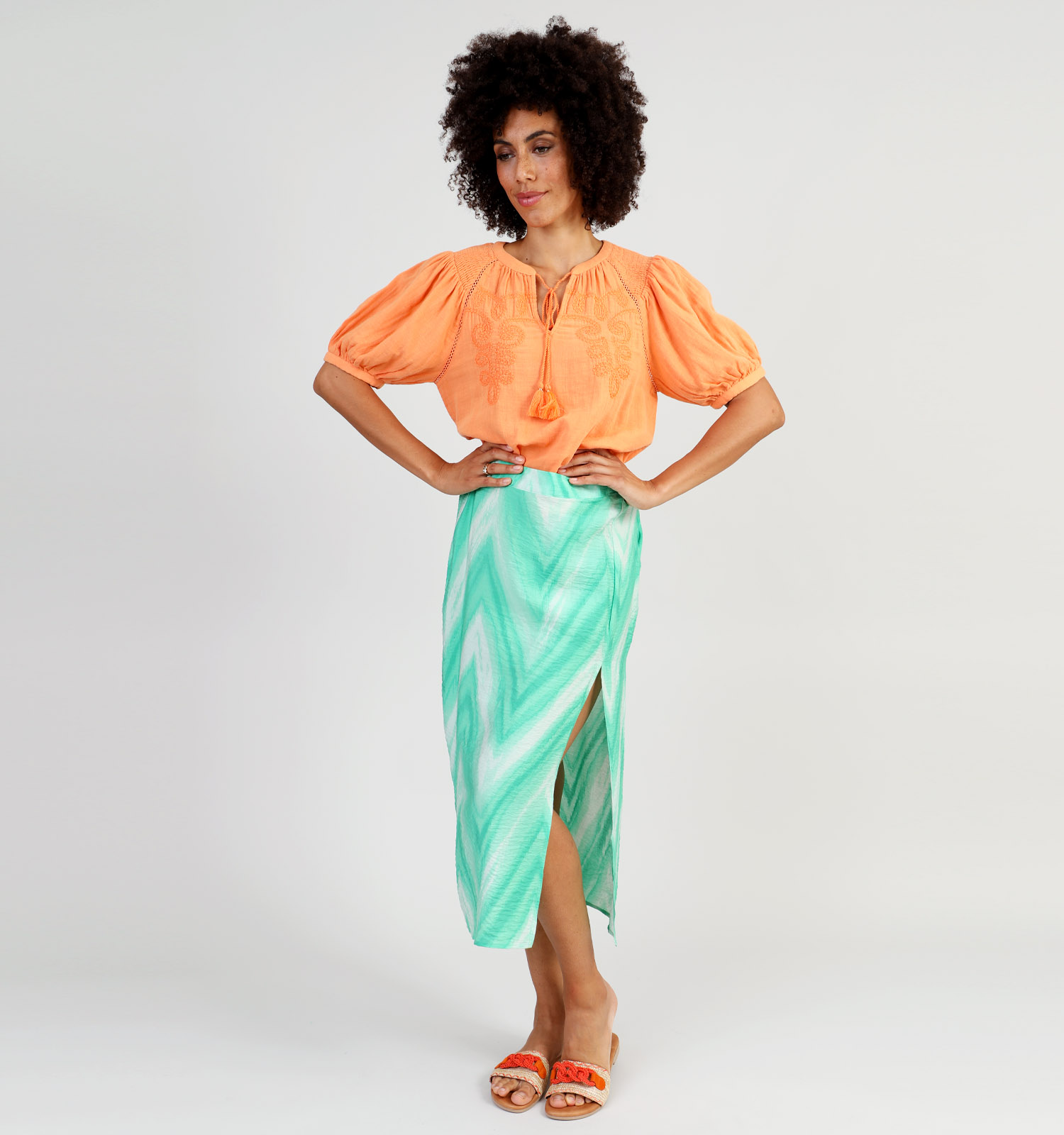 Vero Moda Josie Groene Maxi rok Dames Rokken Online op TORFS.BE