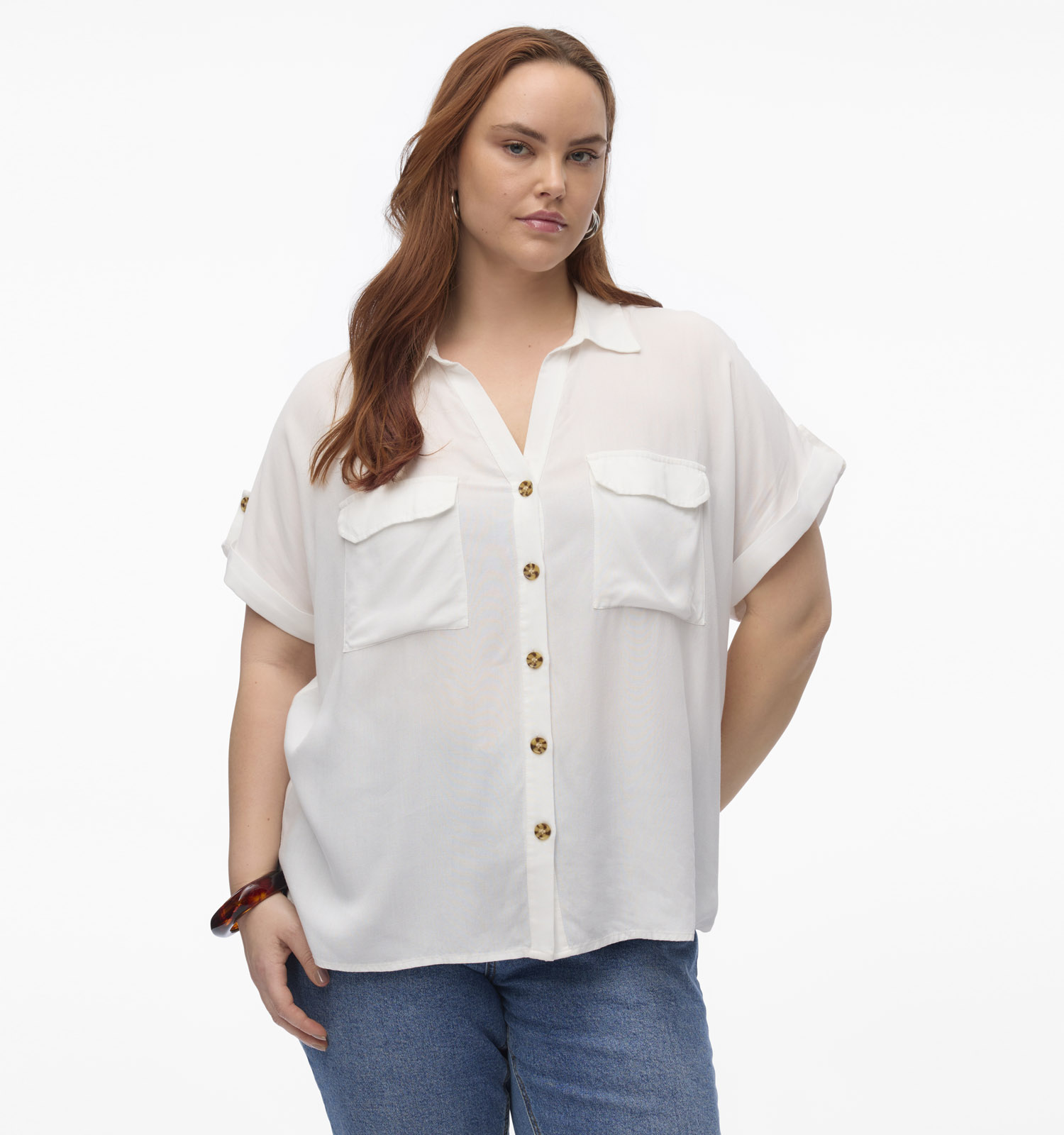 Vero Moda Bumpy Witte Blouse