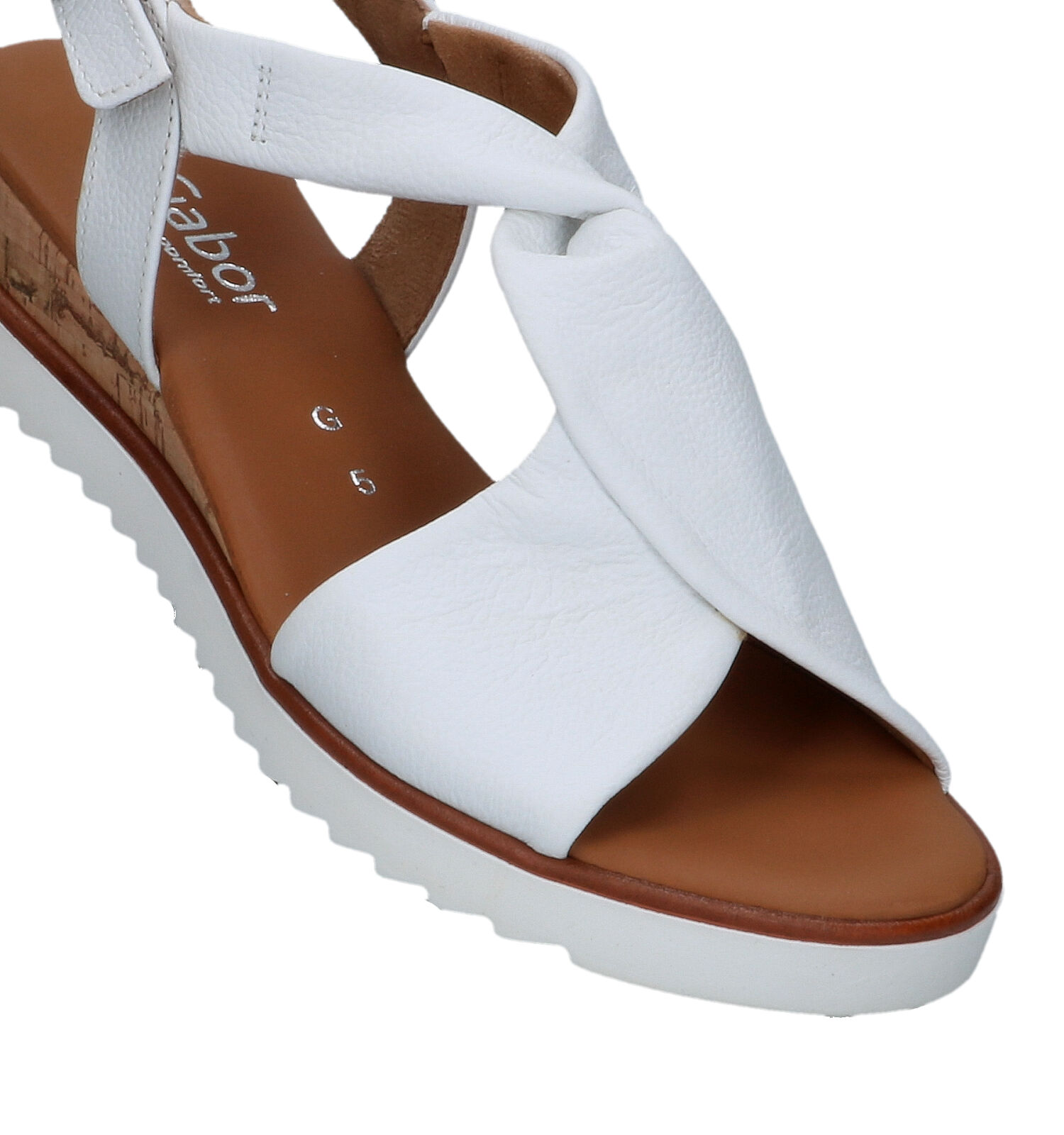 Gabor sales witte sandalen