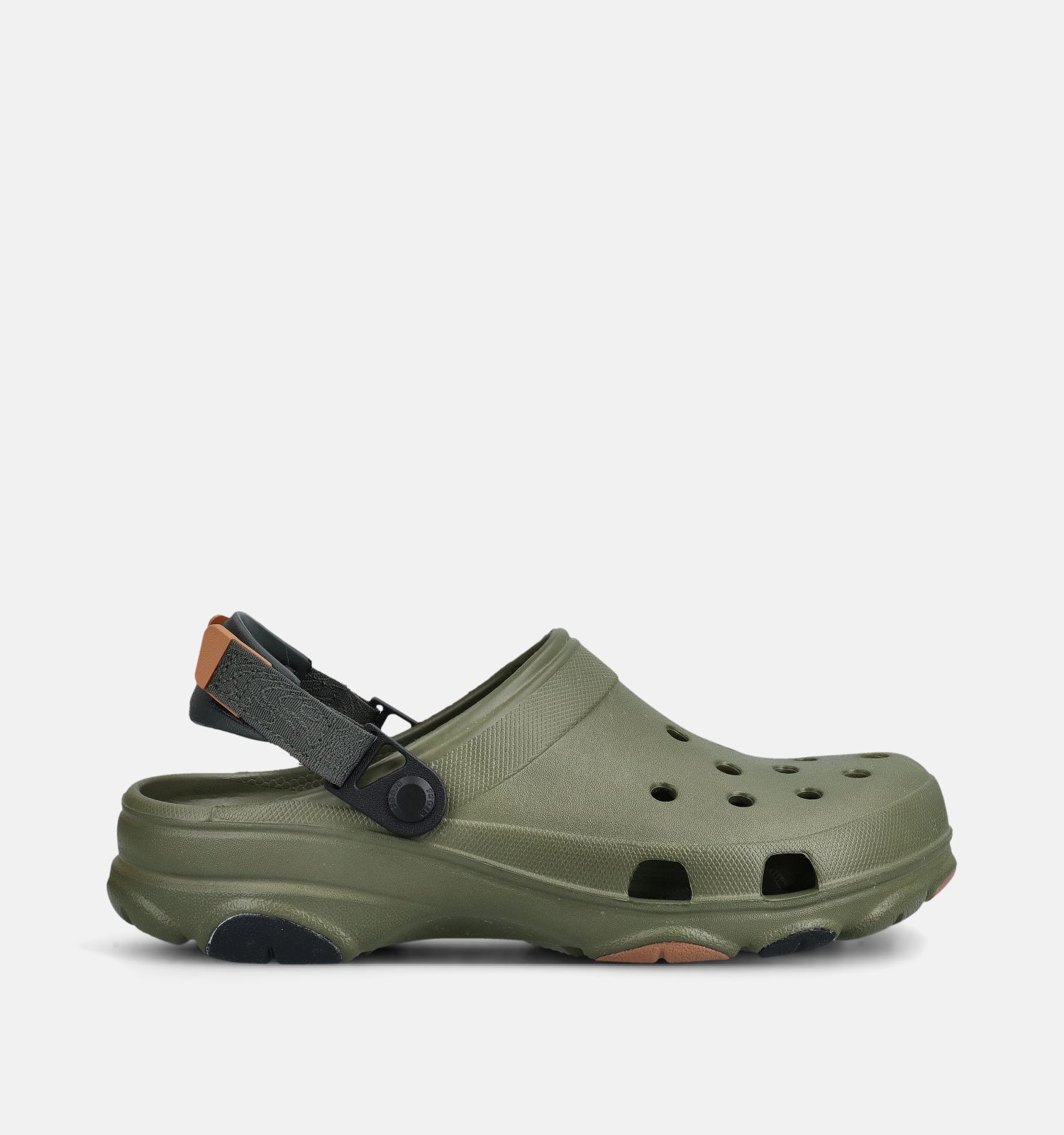 Crocs Clog Claquettes en Vert kaki
