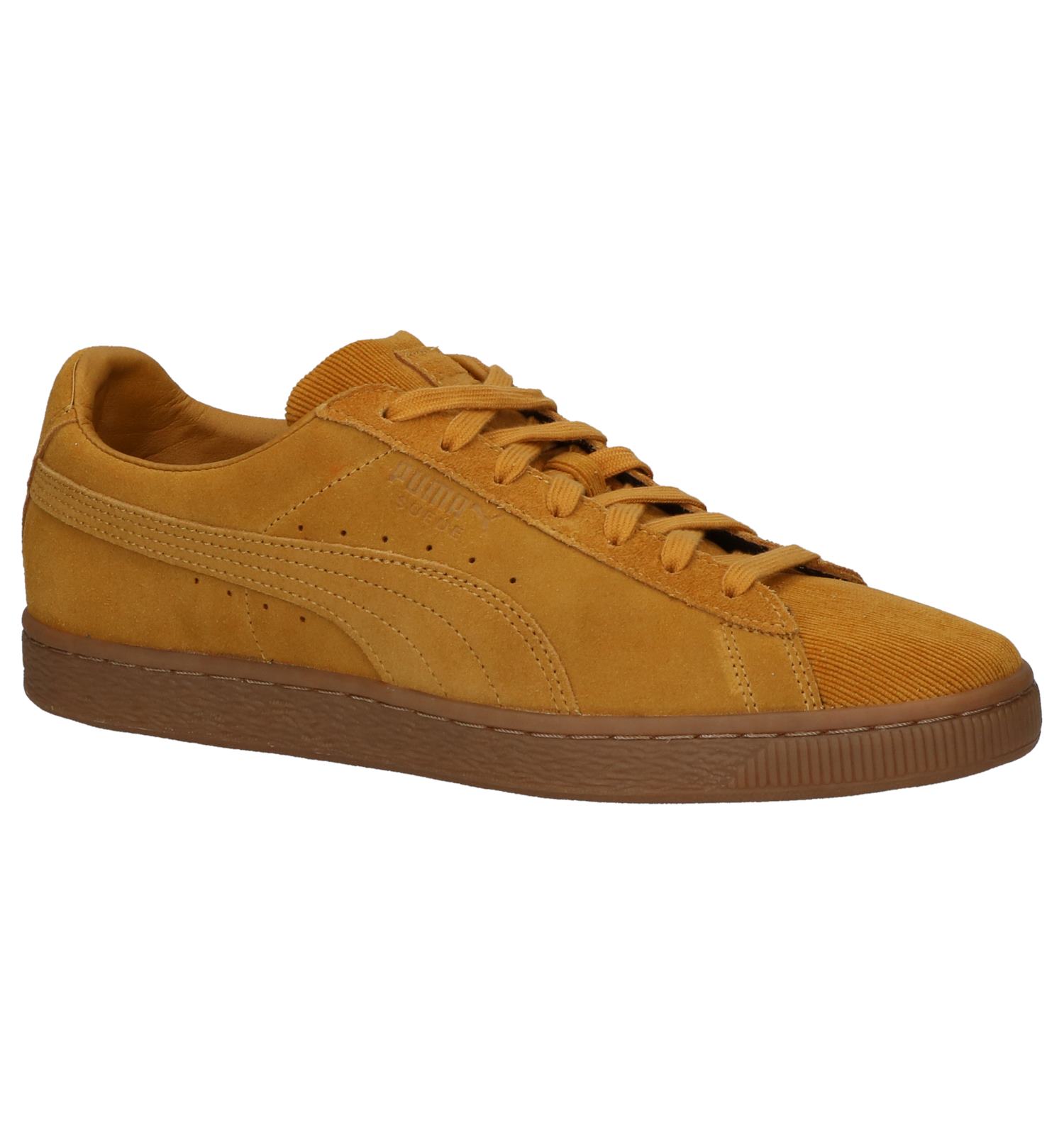 puma suede classic jaune