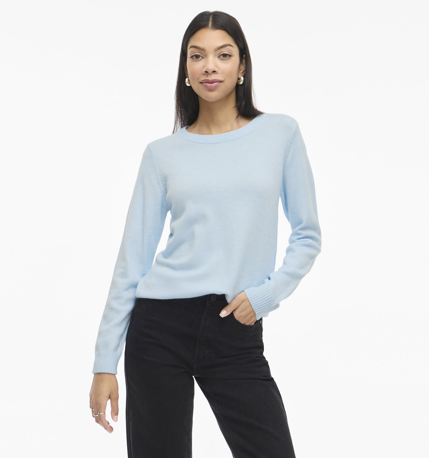 Vila Viril Lichtblauwe Trui