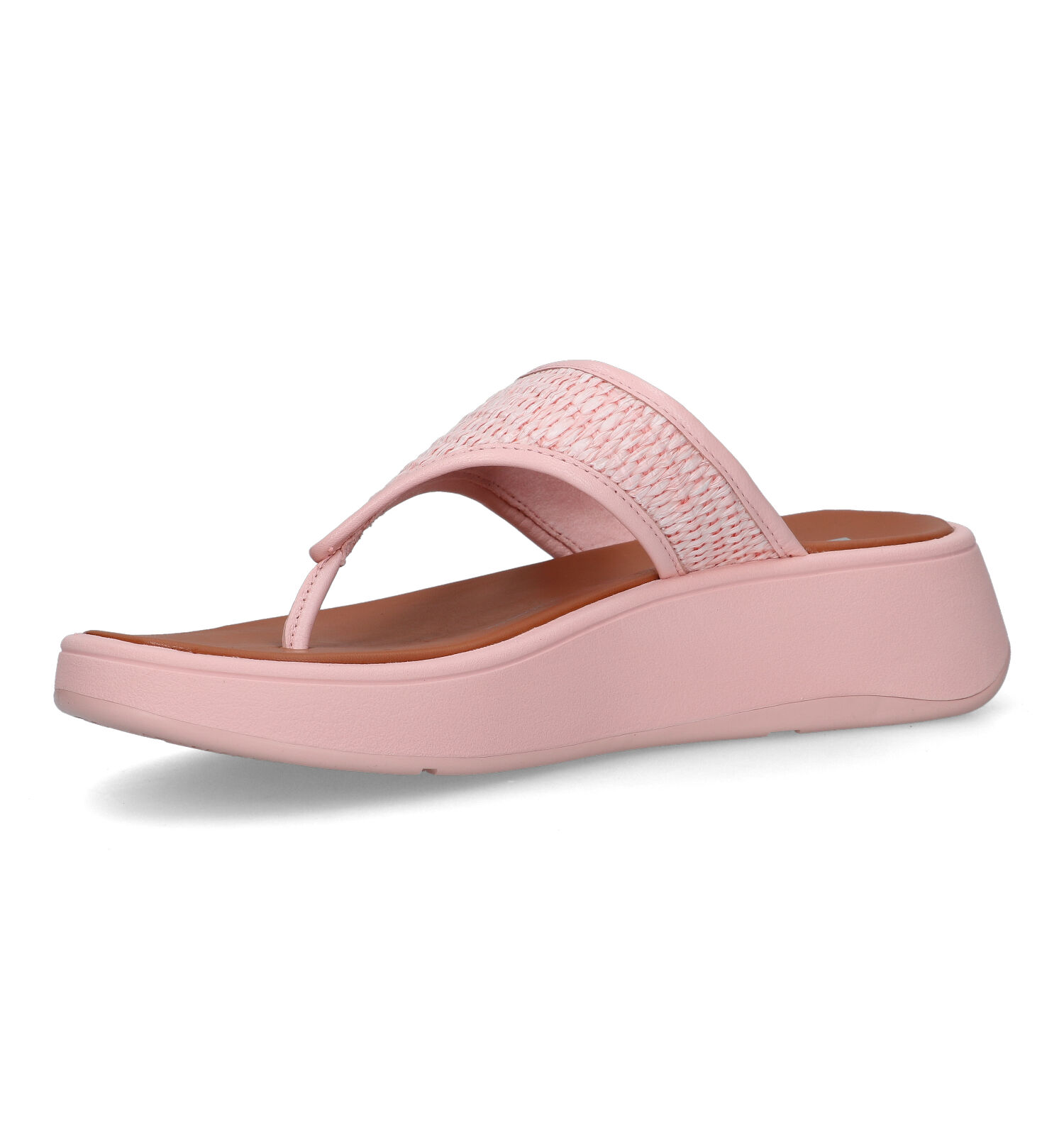 gangpad Reusachtig omdraaien FitFlop F-Mode Roze Teenslippers | Dames Slippers