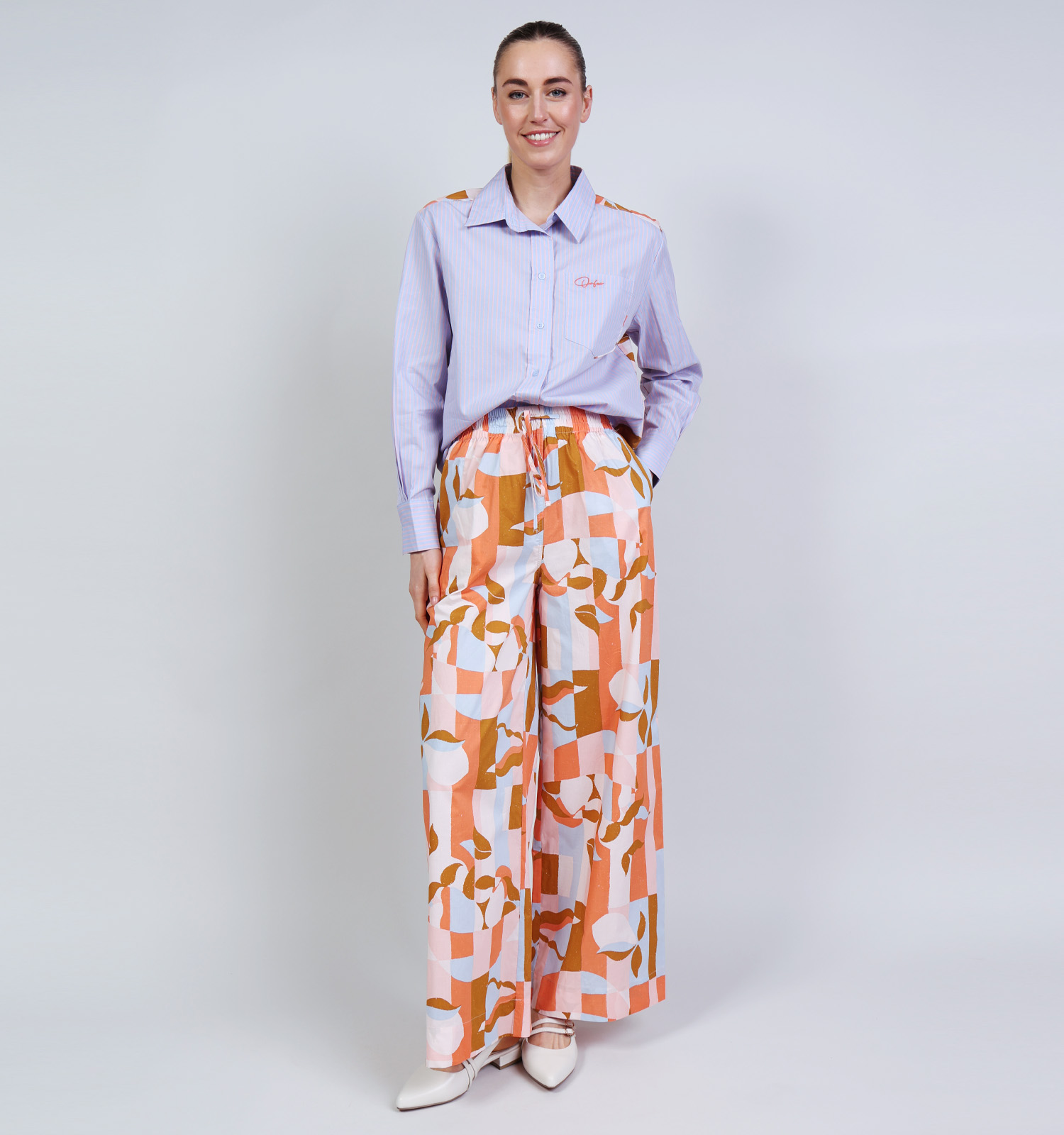 Orfeo Pantalons classiques en Rose