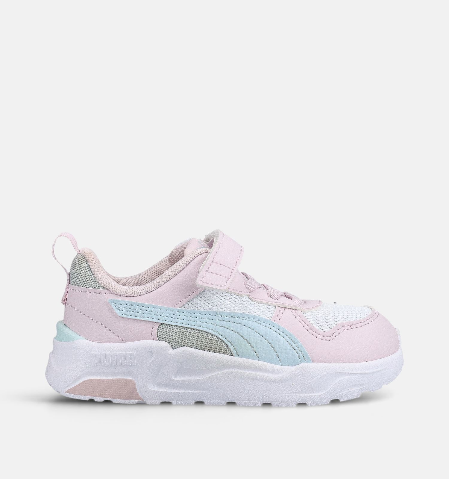 Puma Trinity 2 LT Witte/Roze Sneakers