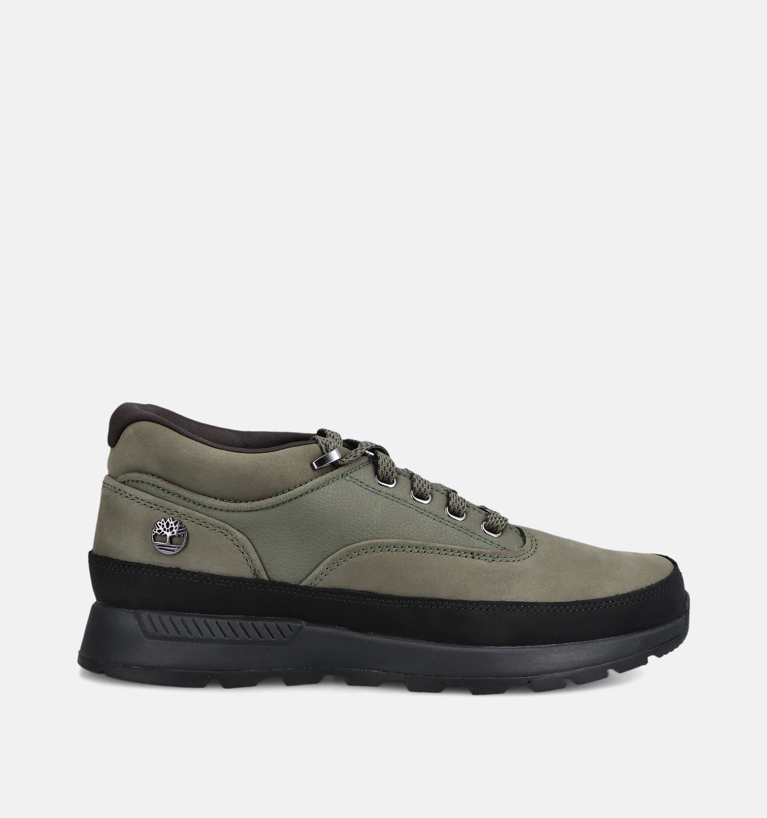 Timberland Euro Grid Baskets Mid en Vert/Noir