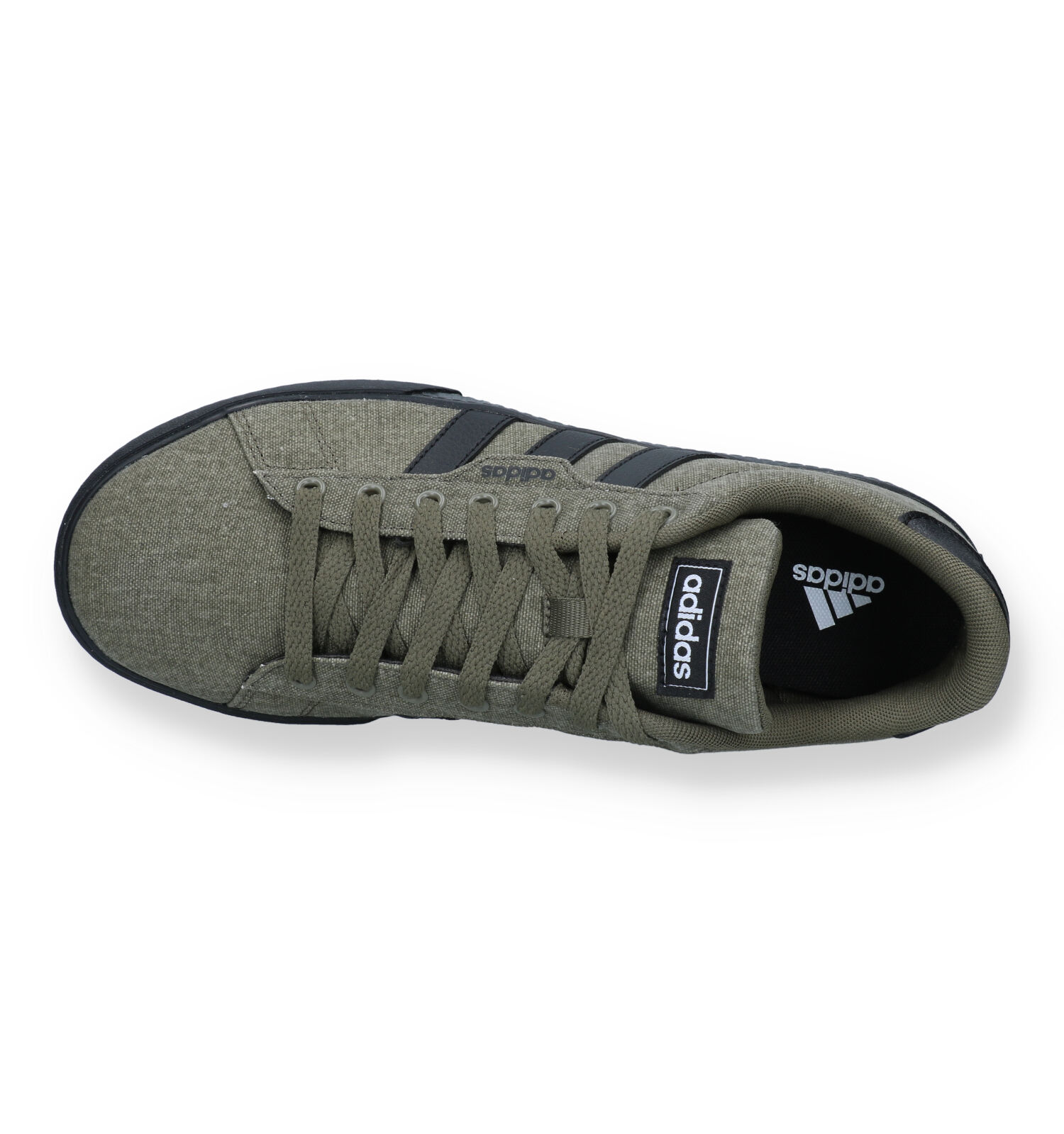 adidas Daily 3.0 Baskets en Vert Kaki Hommes Baskets en ligne