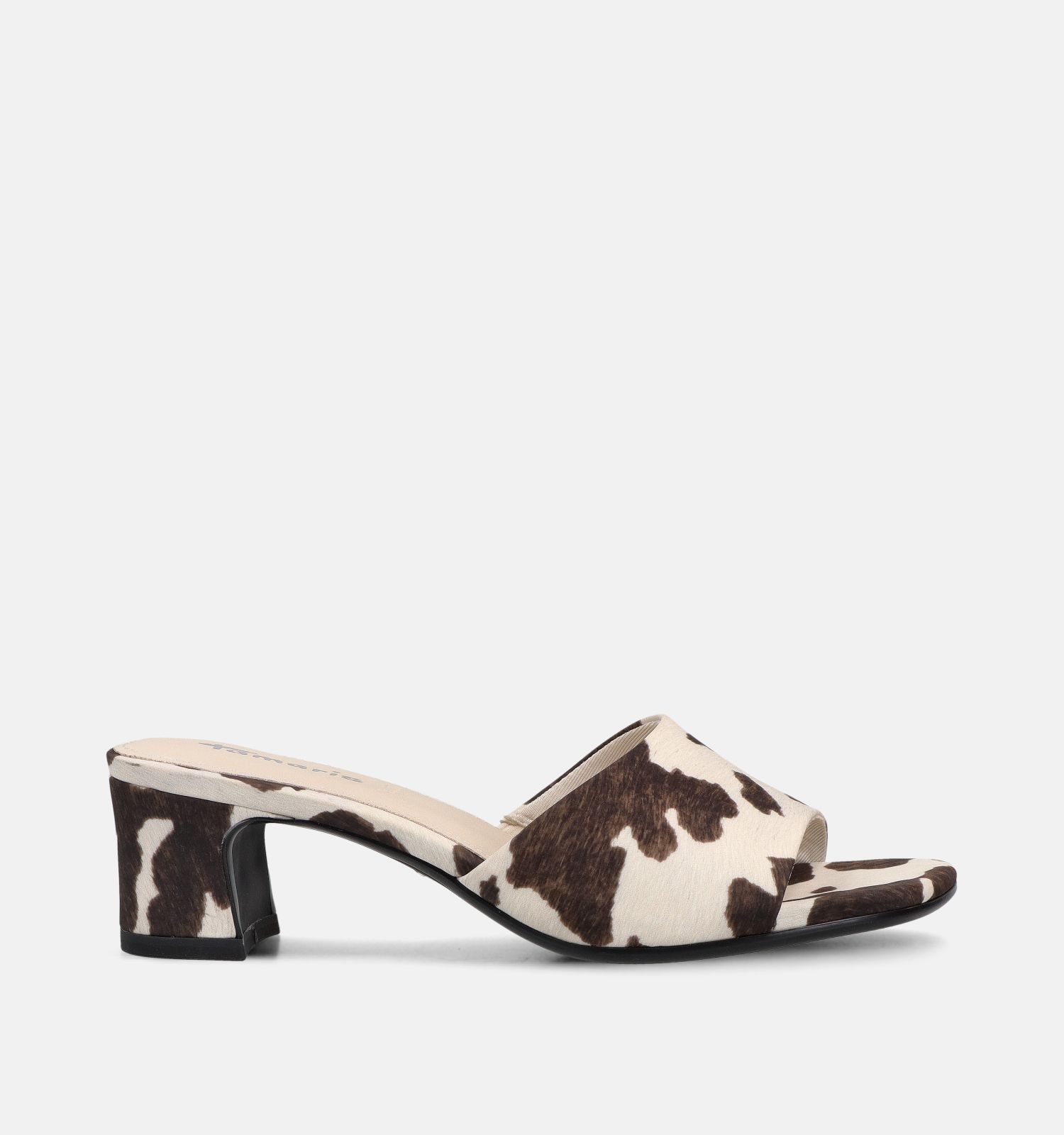 Tamaris Cow Lichtbeige/Bruine Muiltjes