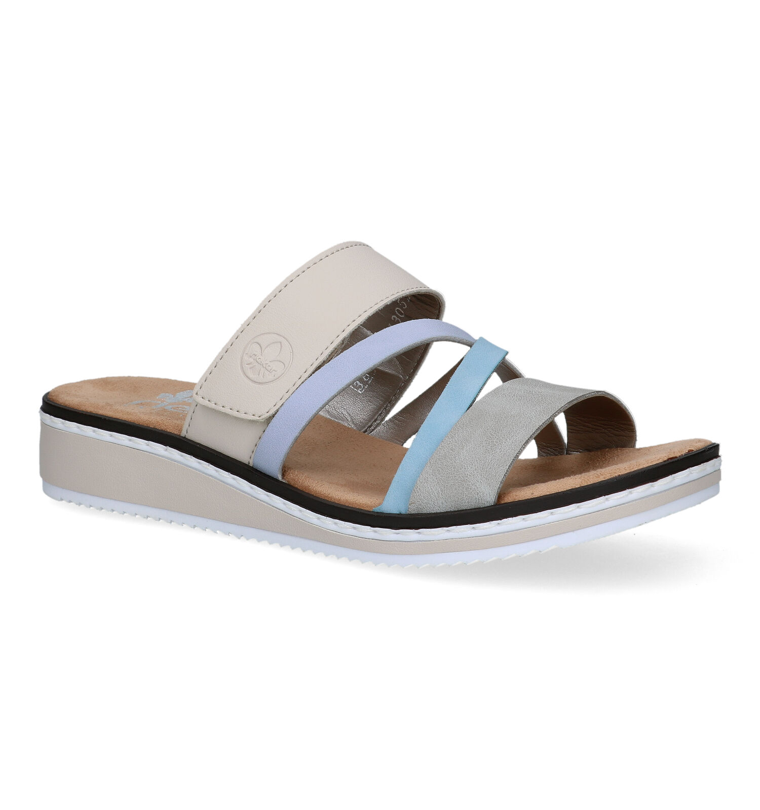 Rieker Grijze Slippers Dames Slippers Online op TORFS.BE