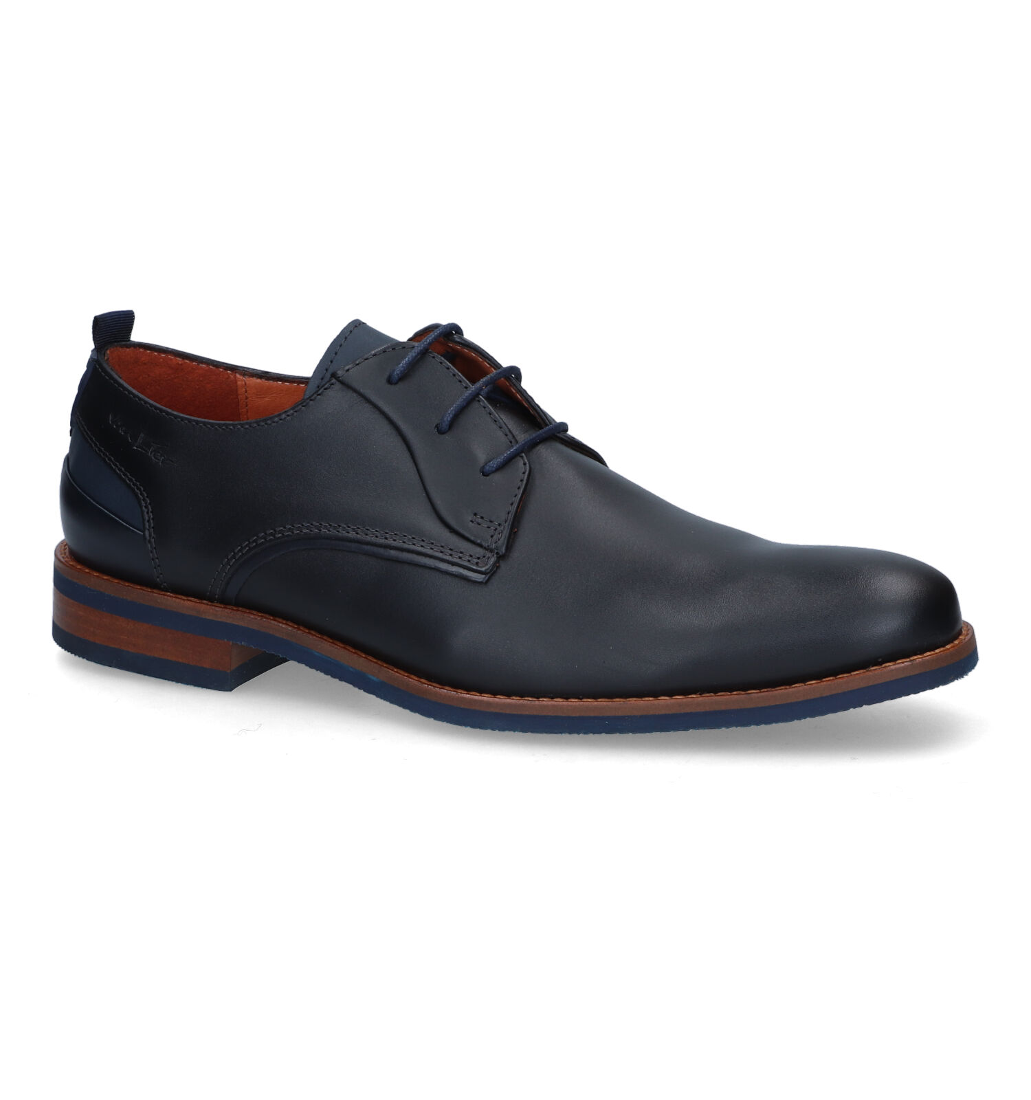 Van Lier Zwarte Veterschoenen Heren Geklede schoenen Online op TORFS.BE