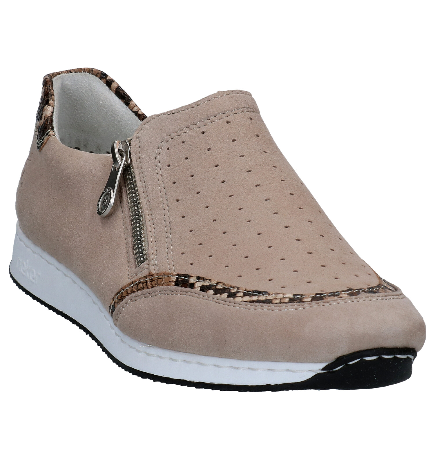 Rieker Taupe Instappers | TORFS.BE | Gratis verzend en retour