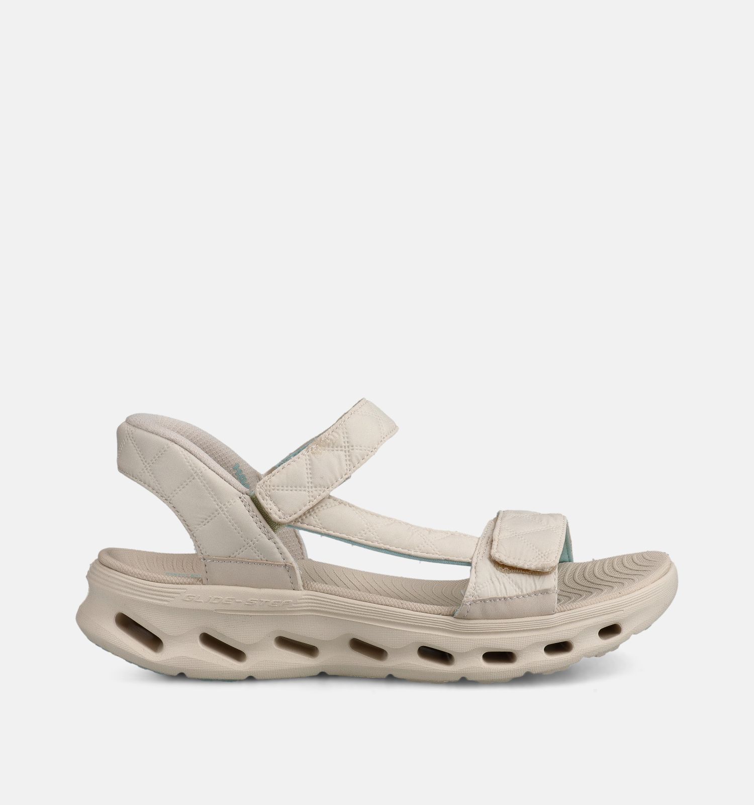 Skechers Go Walk Glide-Step Witte Sandalen