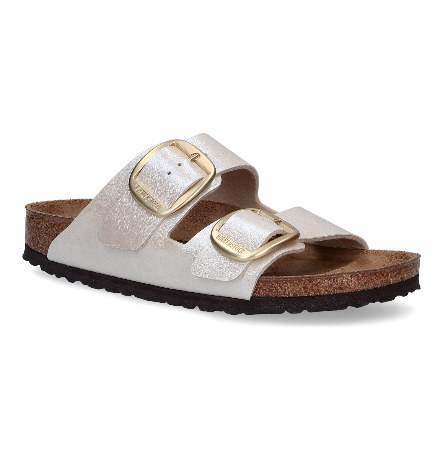 Winderig Zweet werk Birkenstock Arizona Big Buckle Gouden Slippers | Dames Slippers