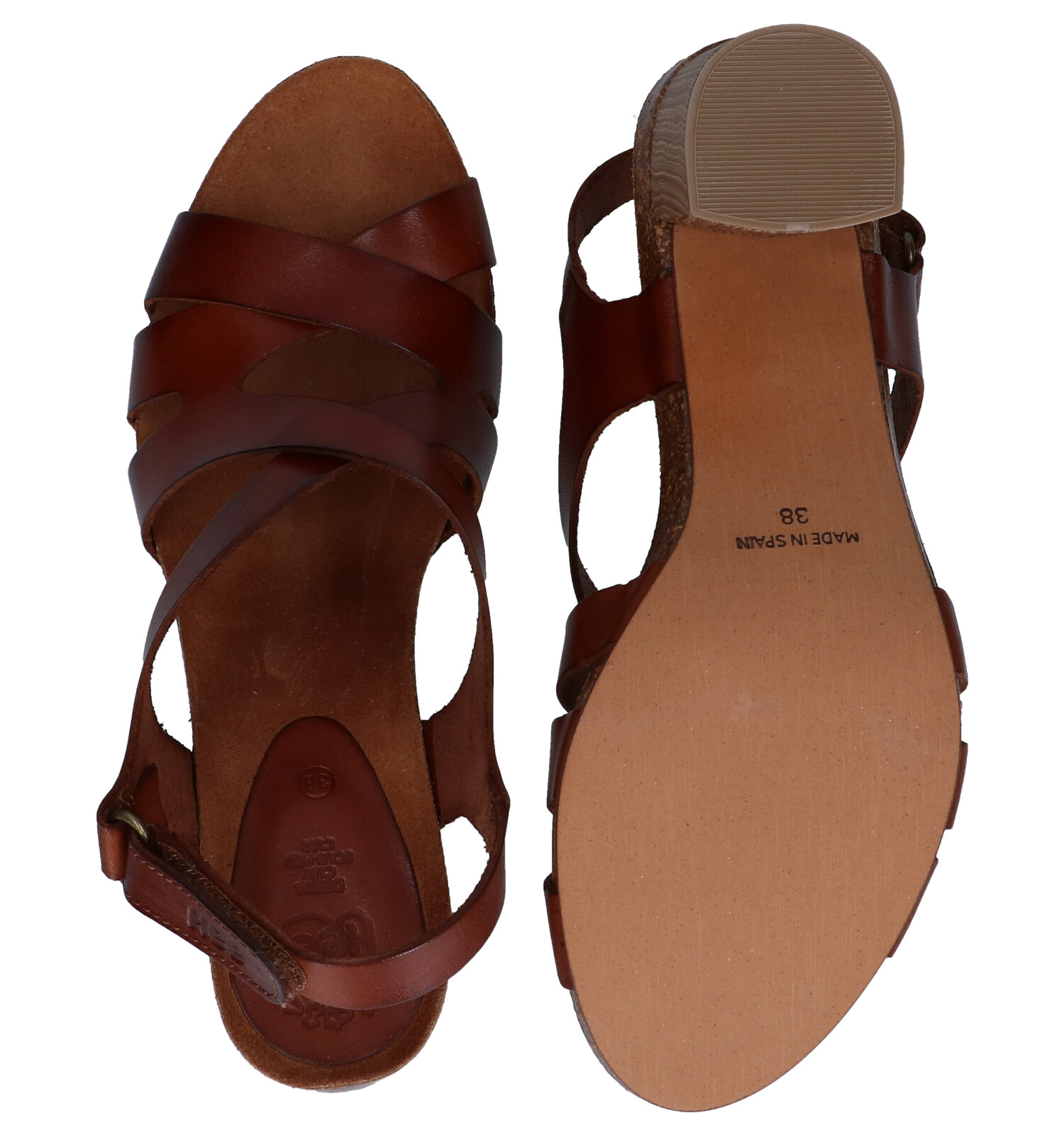 Hee Cognac Sandalen | TORFS.BE | Gratis verzend en retour