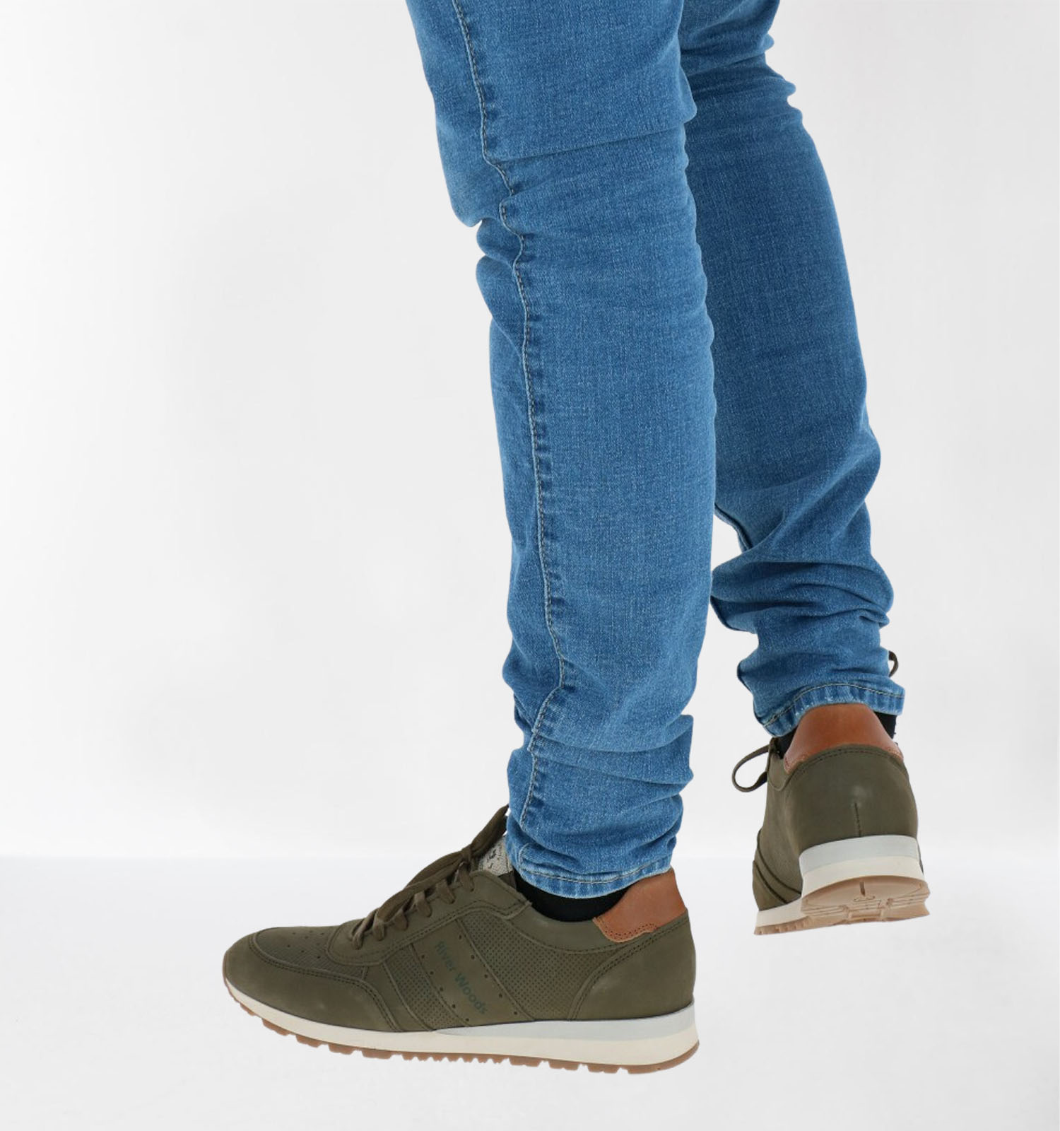 River Woods Sneaker 9068-A/763 voor heren Bruin Maten: 41, 42, 43, 44, 45 -  Schoenen.nl