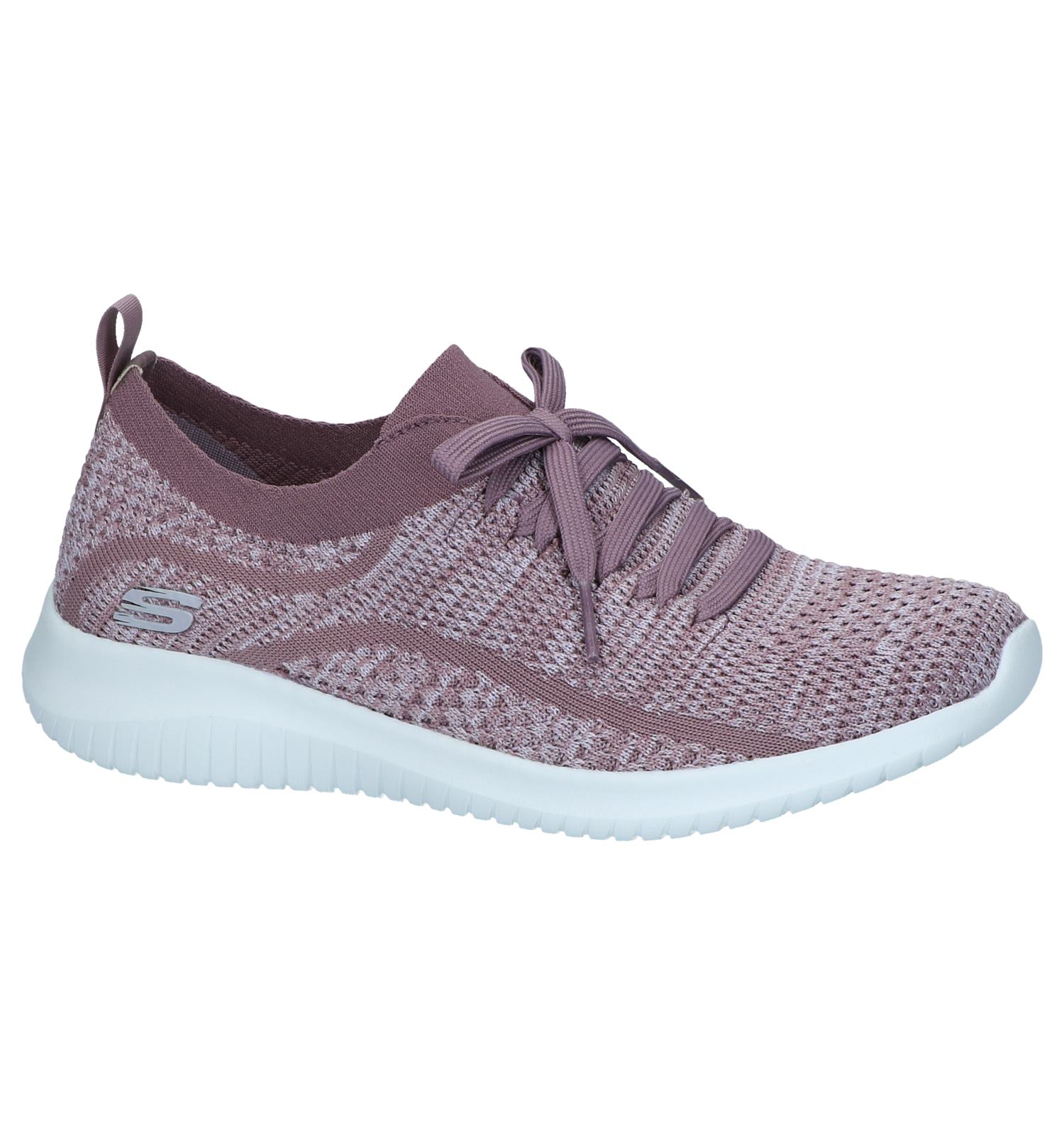 skechers memory foam violet