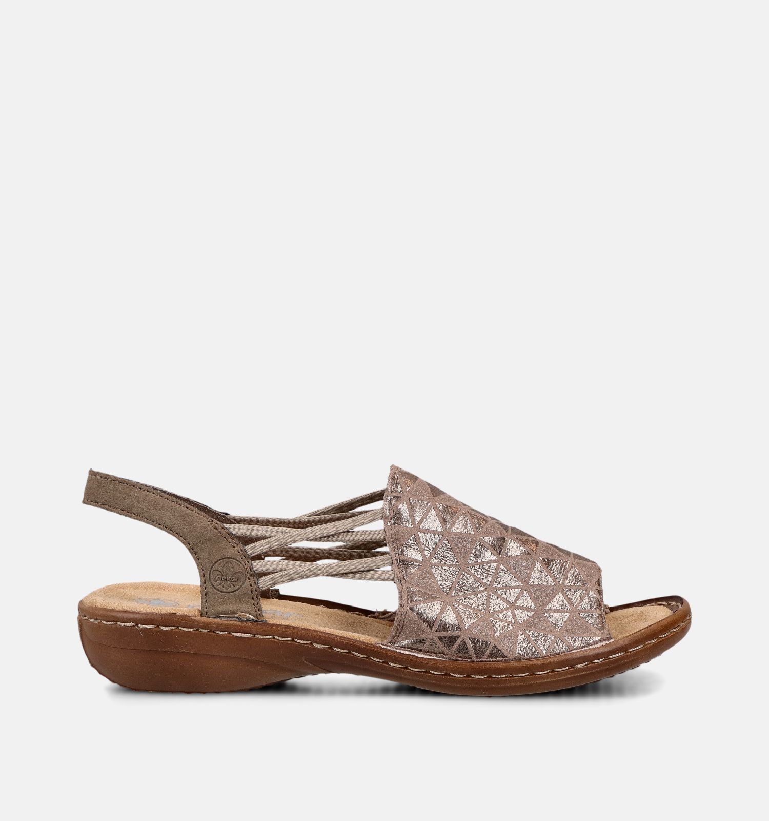 Rieker Rose gold Sandalen