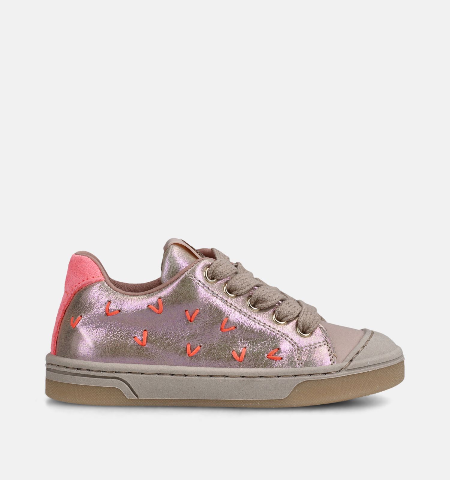 STONES and BONES Daly Roze Lage Sneakers