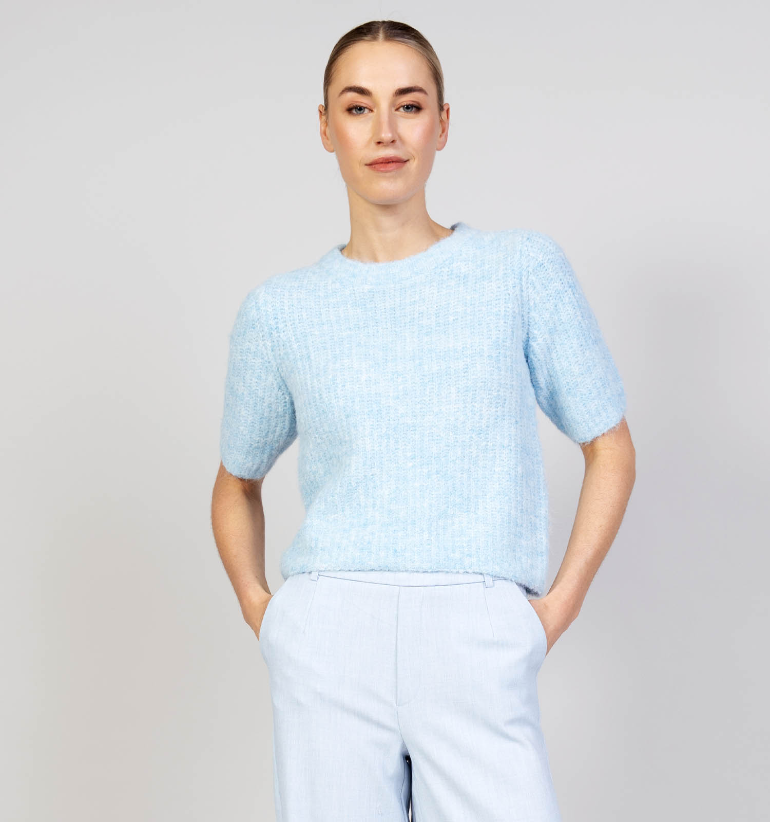 Vero Moda Awesome Lichtblauwe Trui