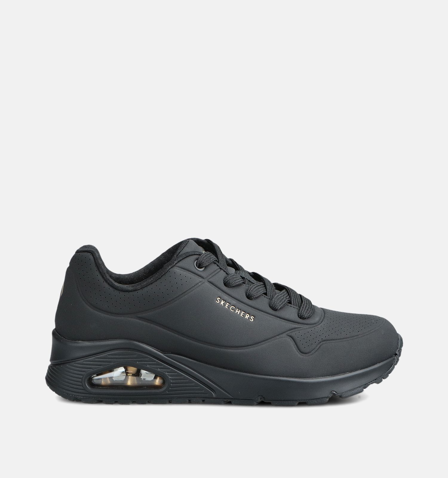 Skechers Uno Stand On Air Zwarte Sneakers