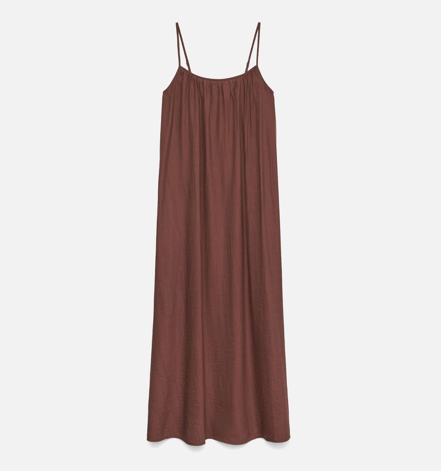 Vero Moda Vira Singlet Bruine Midi-Jurk