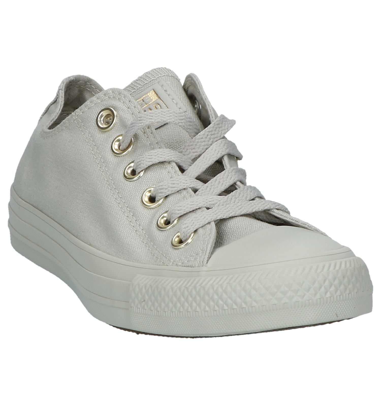 converse grise clair basse
