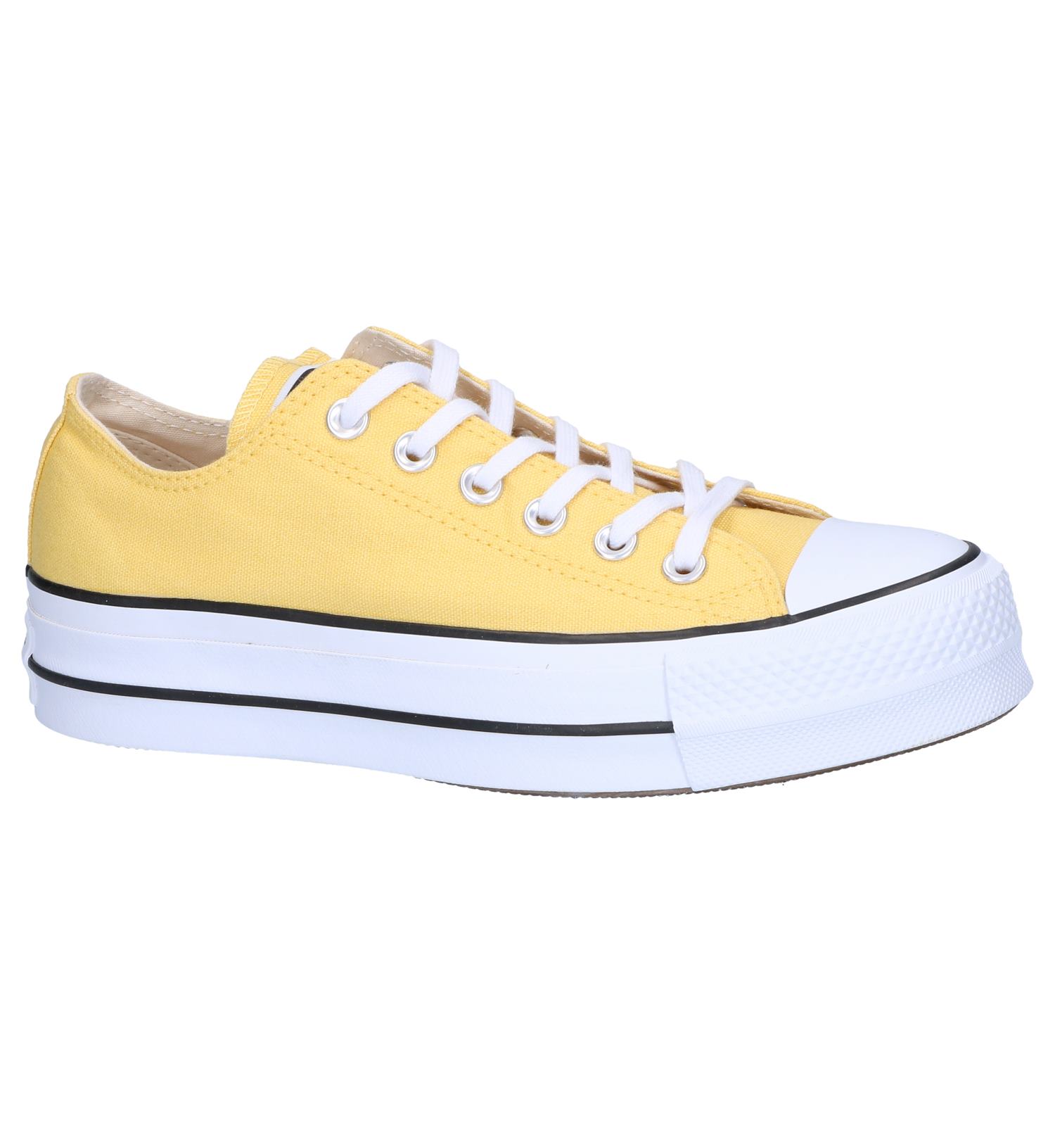 converse basse jaune