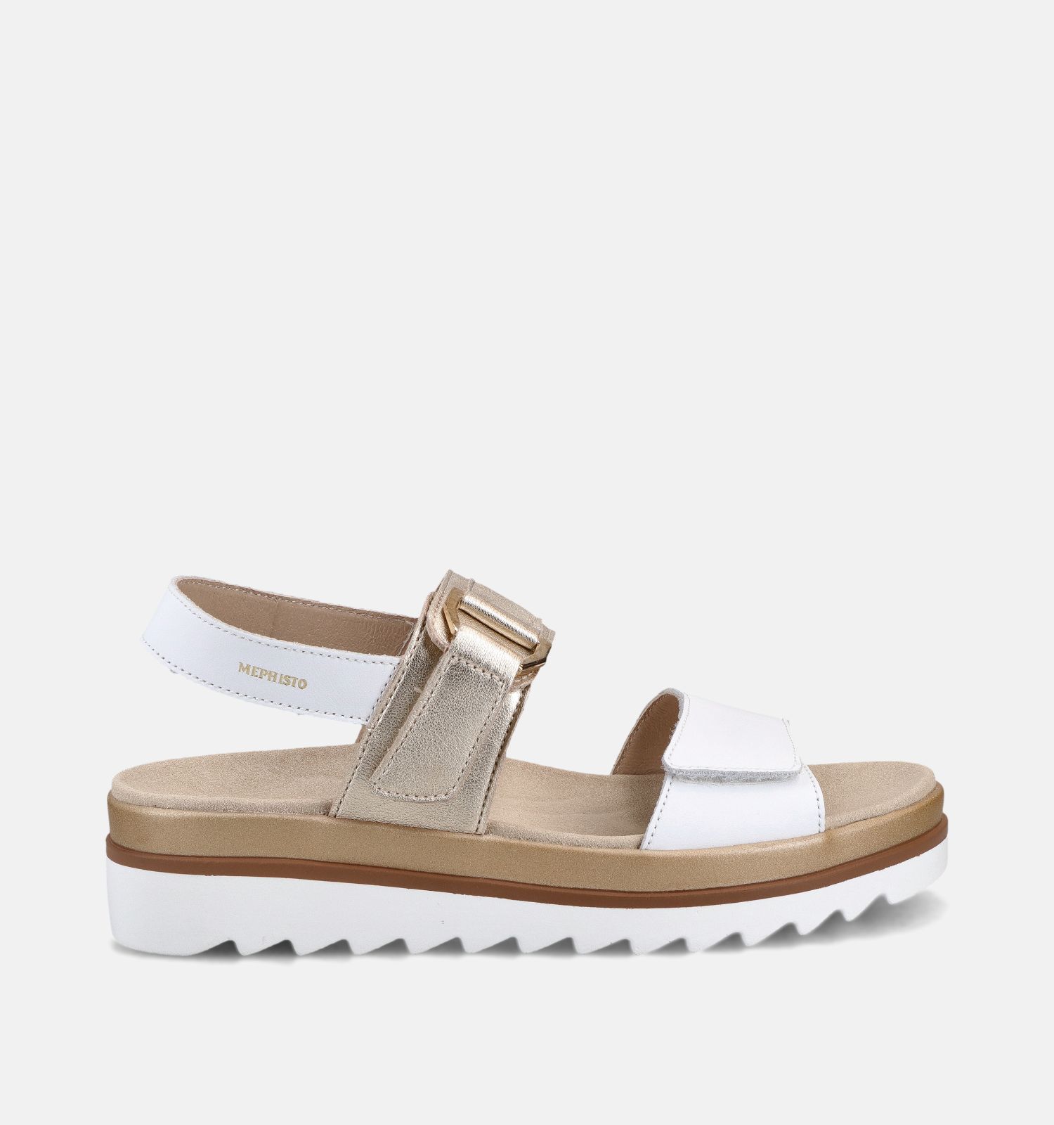 Mephisto Dakota Sandales en Blanc/Or