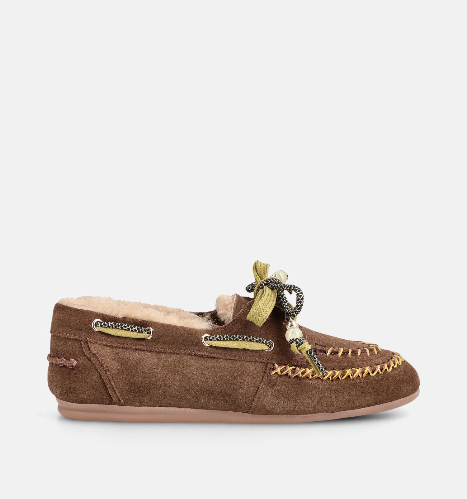 Poelman Vita Chaussures bateau en Marron