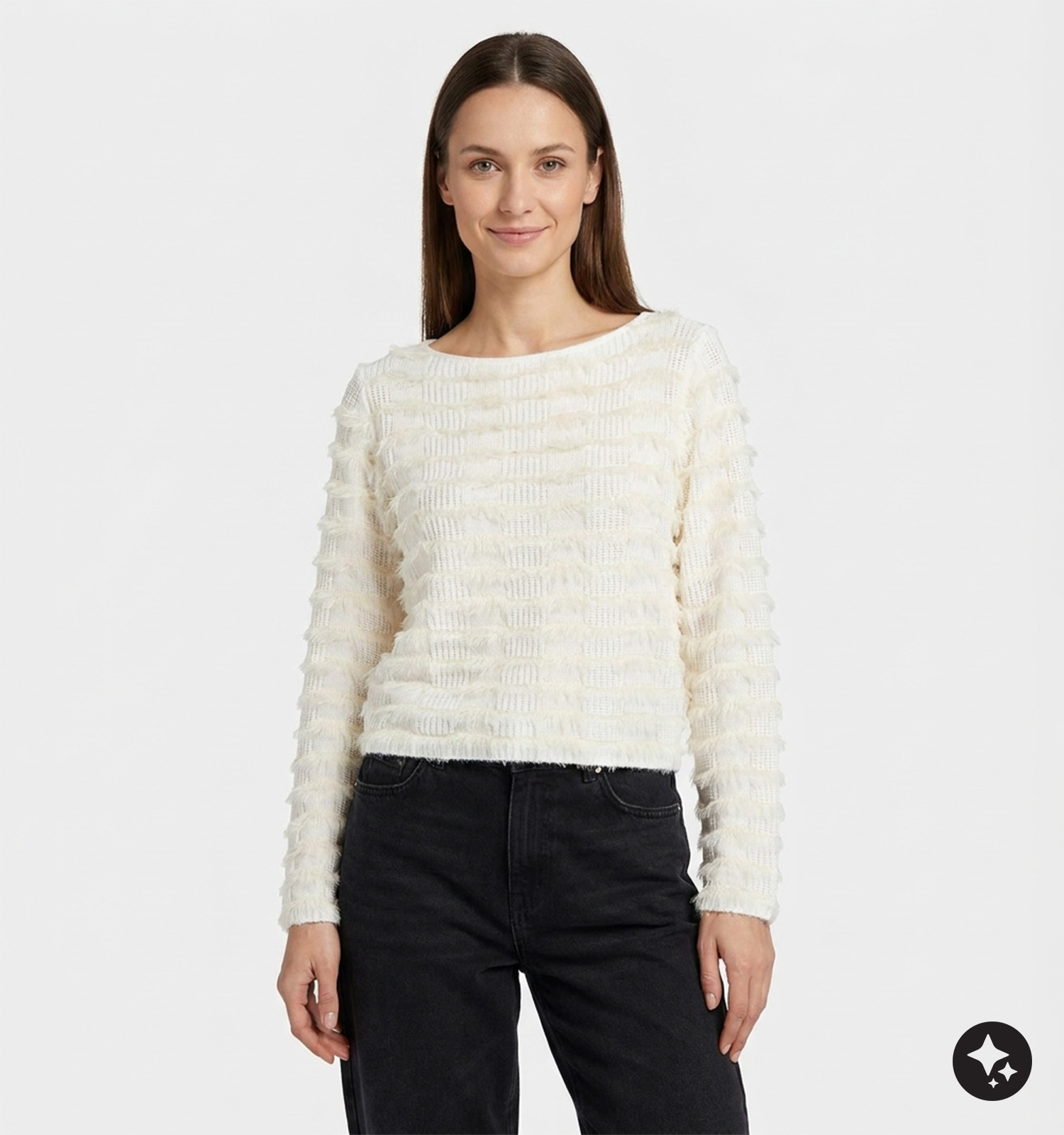Guess Dove White Sweatshirt en Blanc