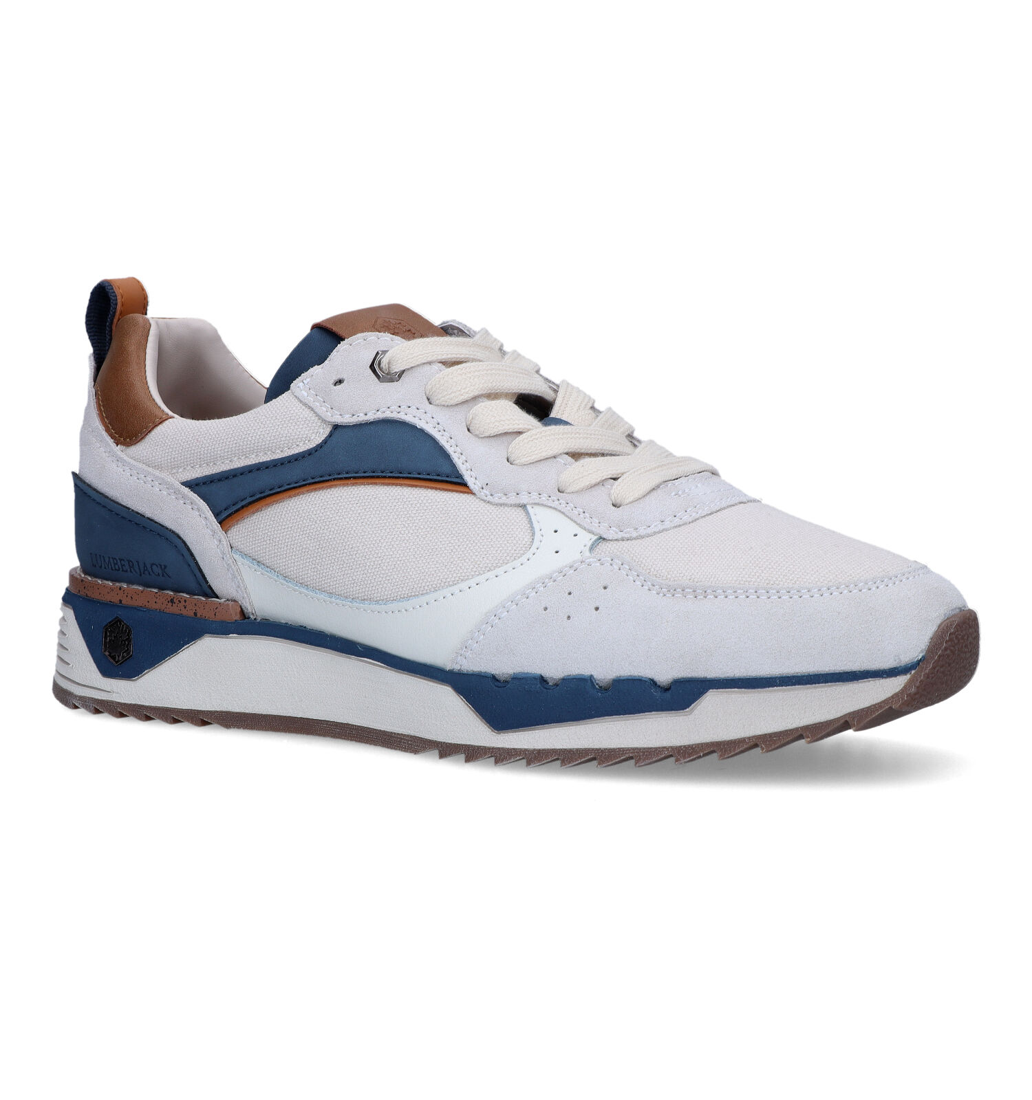 Lumberjack Nolan Beige Veterschoenen Heren Lage schoenen