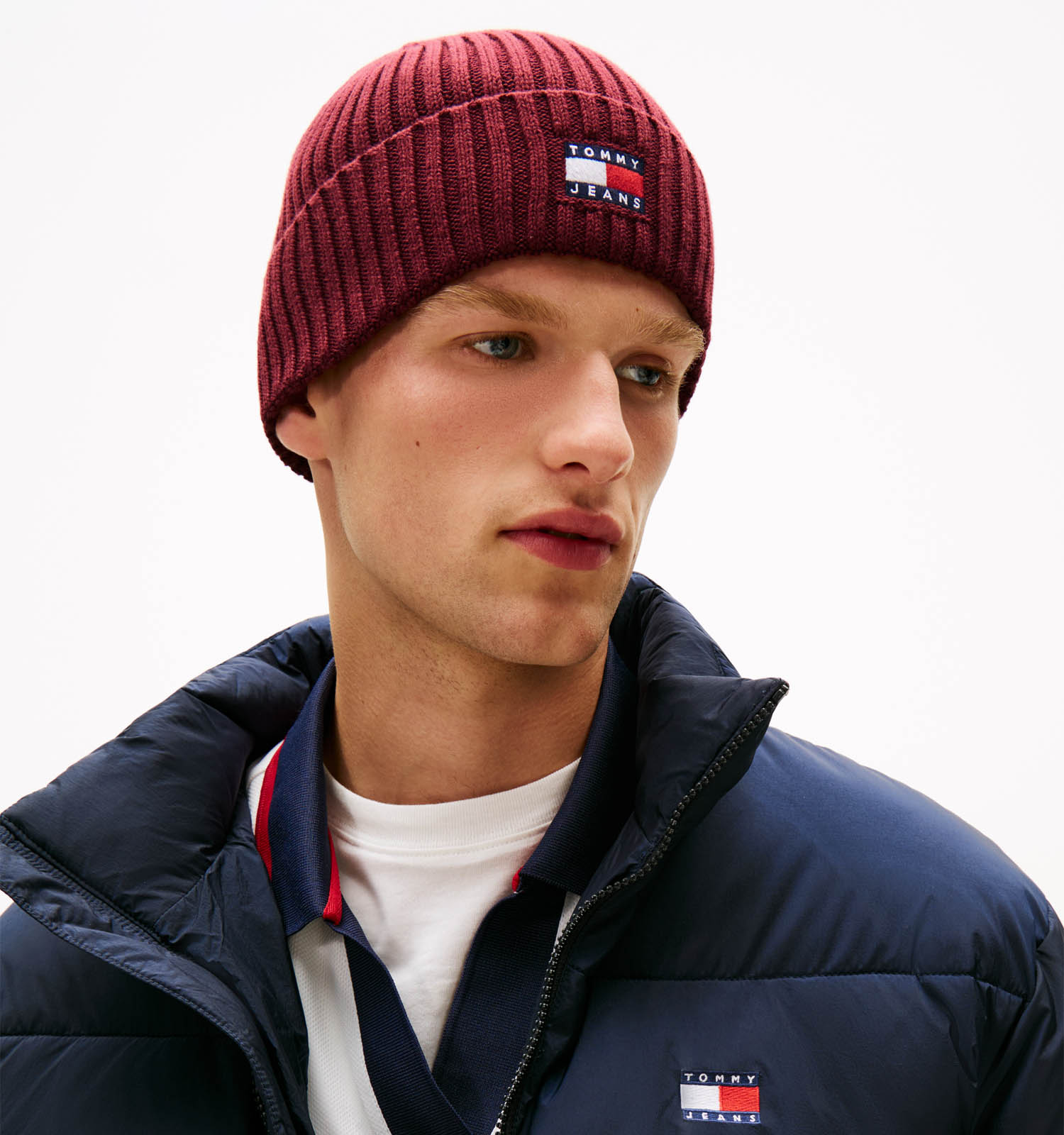 Tommy Hilfiger Heritage Core Bonnet en Bordeaux