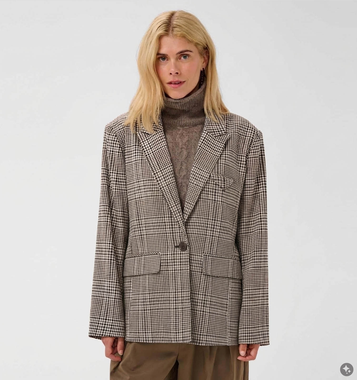 Culture Cubirsen Grijze Blazer